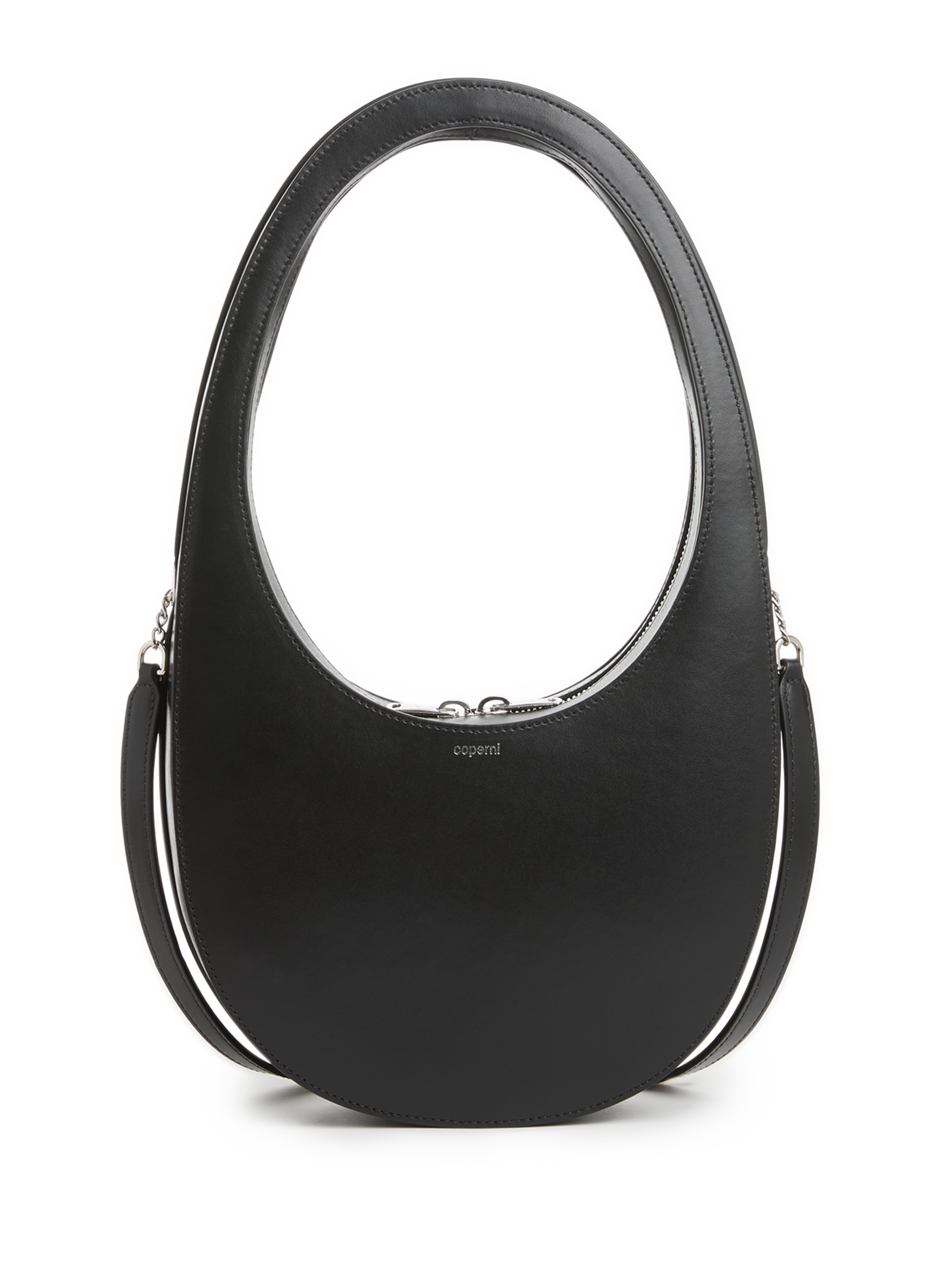 COPERNI Swipe handbag with leather shoulder strap Black