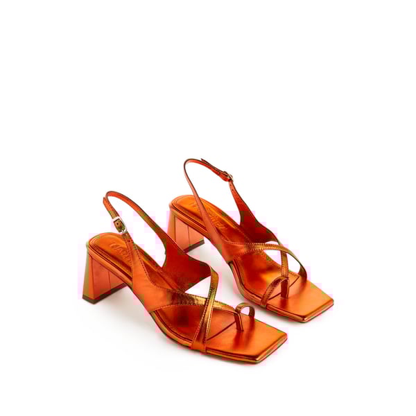 Sandales à talon Arcos en cuir