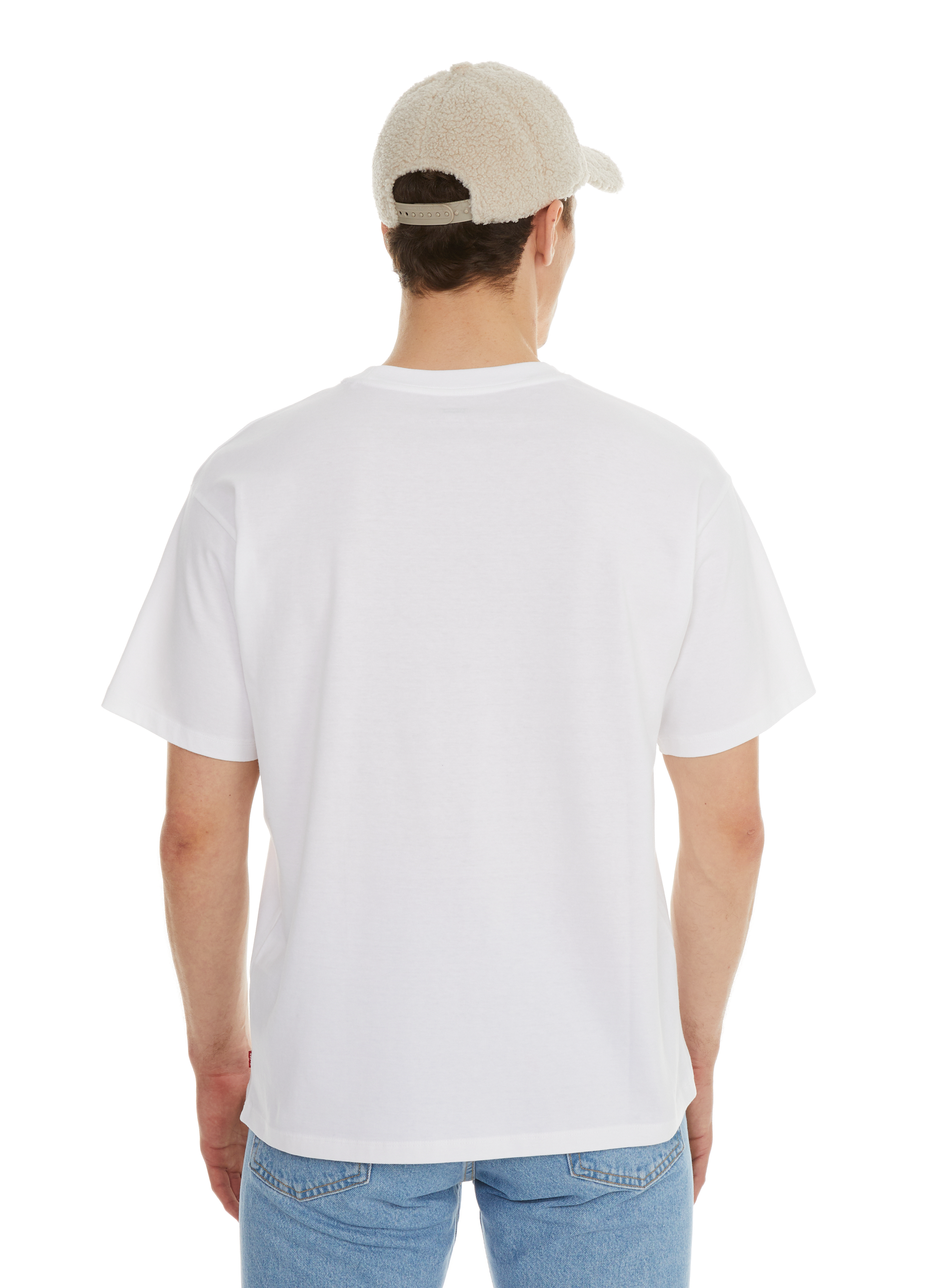 T-shirt imprimé en coton  LEVI'S Blanc