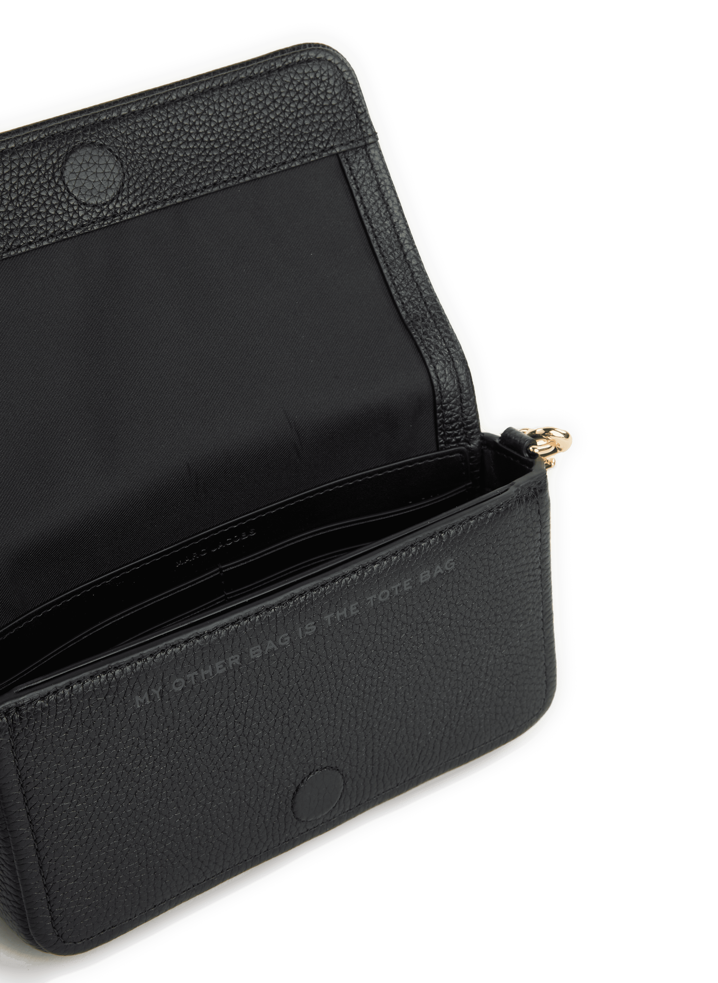 Sac à bandoulière en cuir MARC JACOBS Noir