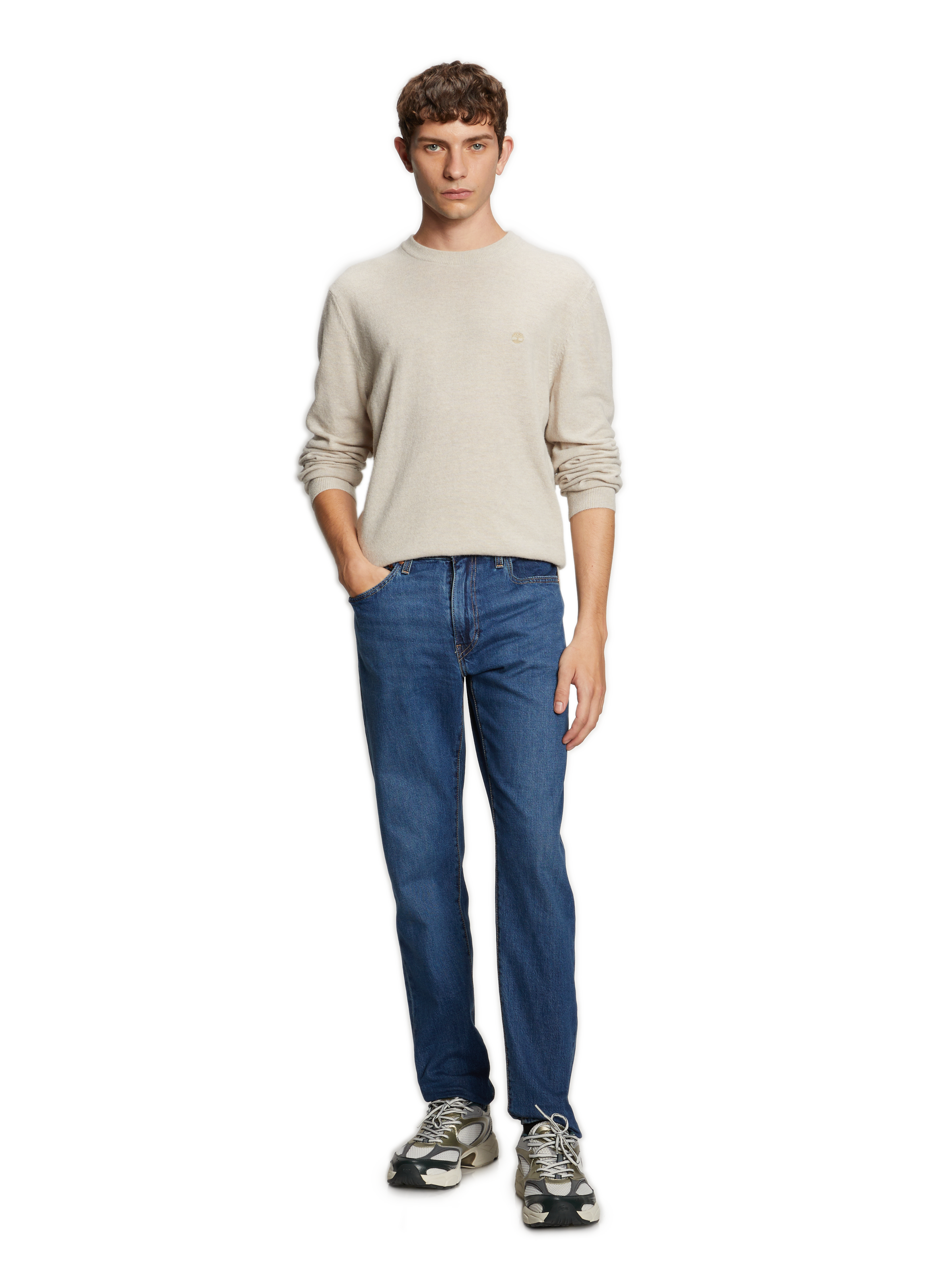 Crew-neck jumper TIMBERLAND Beige