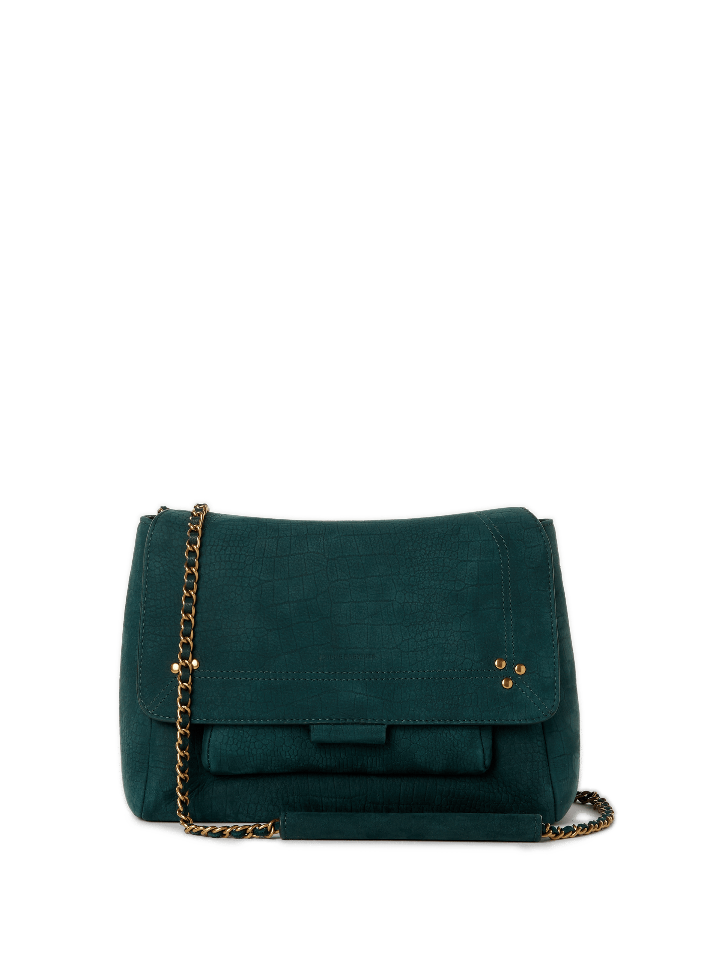 Sac Bandoulière Jérôme Dreyfuss 'Victor' - Cuir Beige - Taille Moyen - Neuf étiquettes