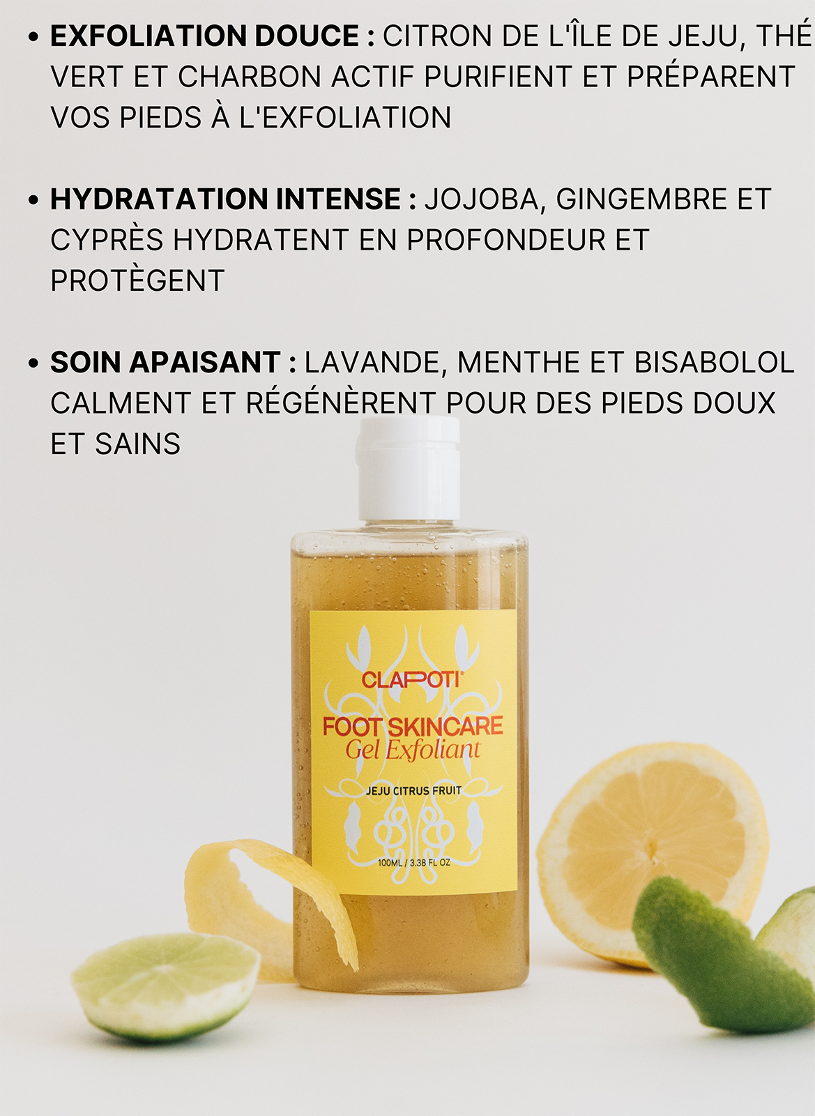 Clapoti Exfoliating Moisturizing Scrub Natural Korean Lemon CLAPOTI No color