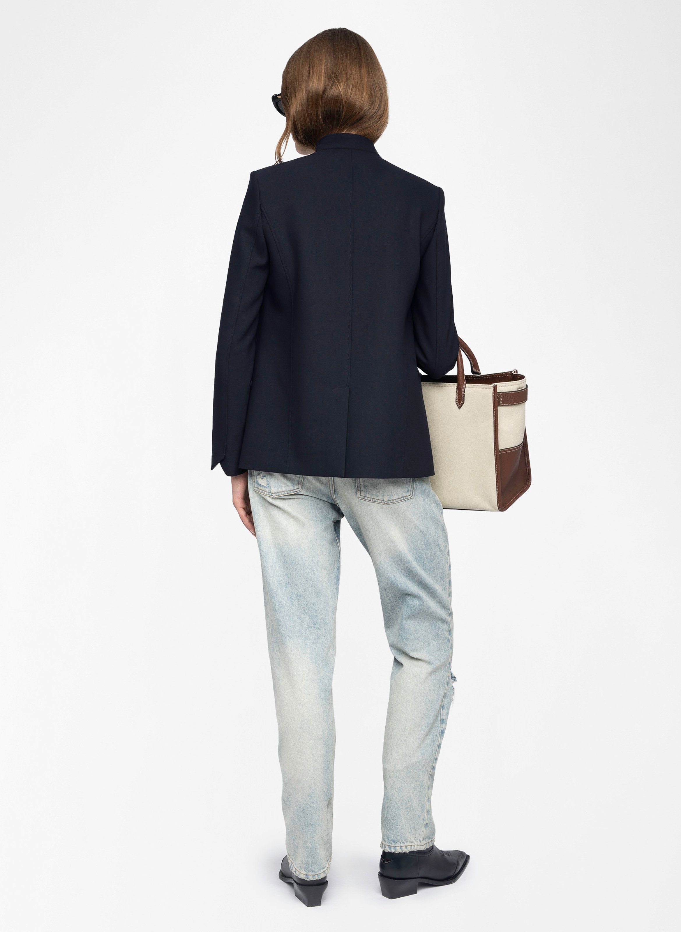 Blazer col montant verysa ZADIG&VOLTAIRE Bleu