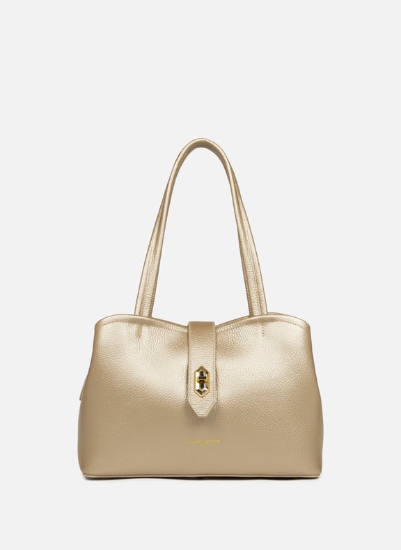 M tote bag - Top Double Golden by LANCASTER LANCASTER M tote bag - Top Double Golden