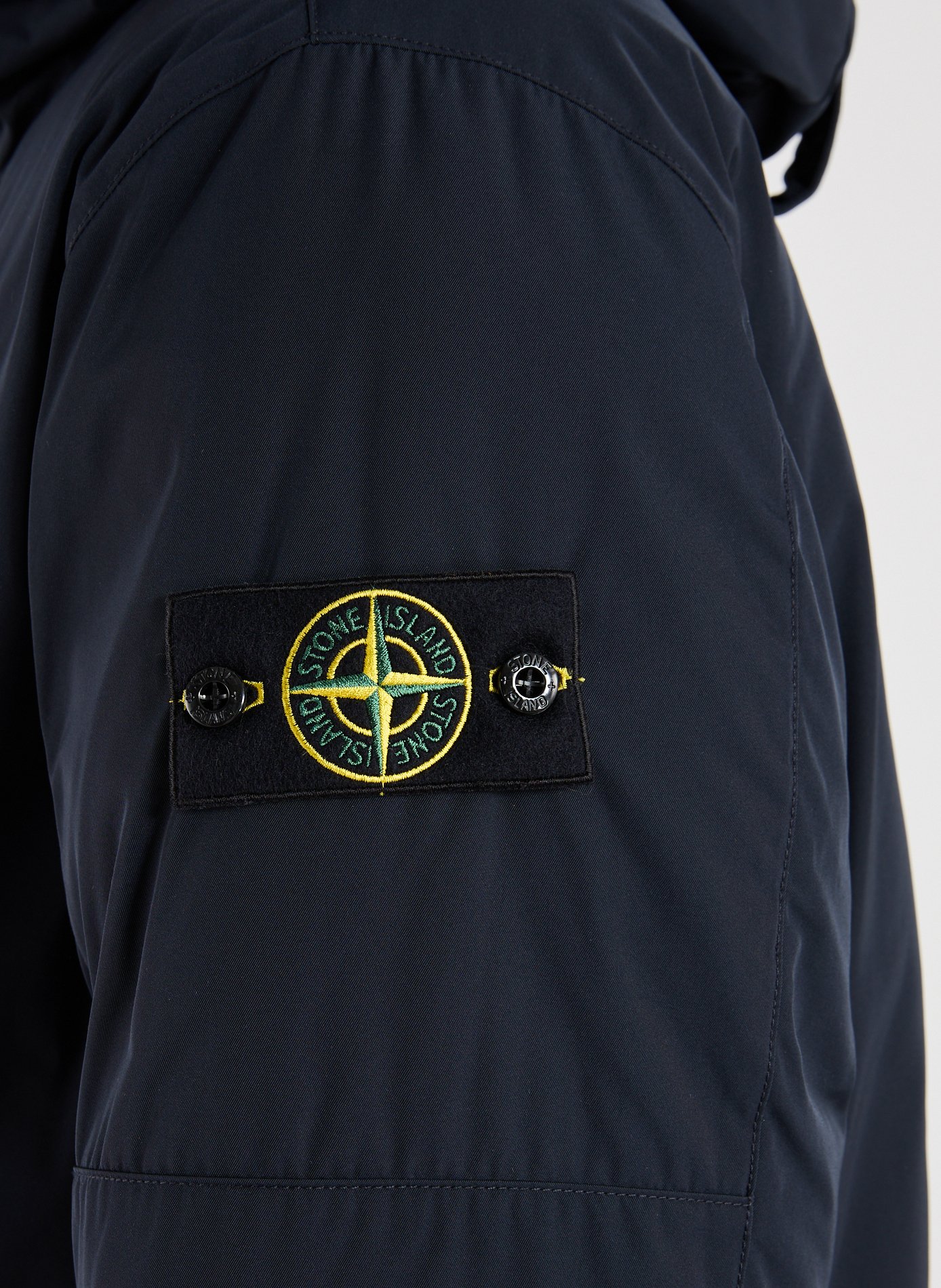 Hooded coat  STONE ISLAND Blue