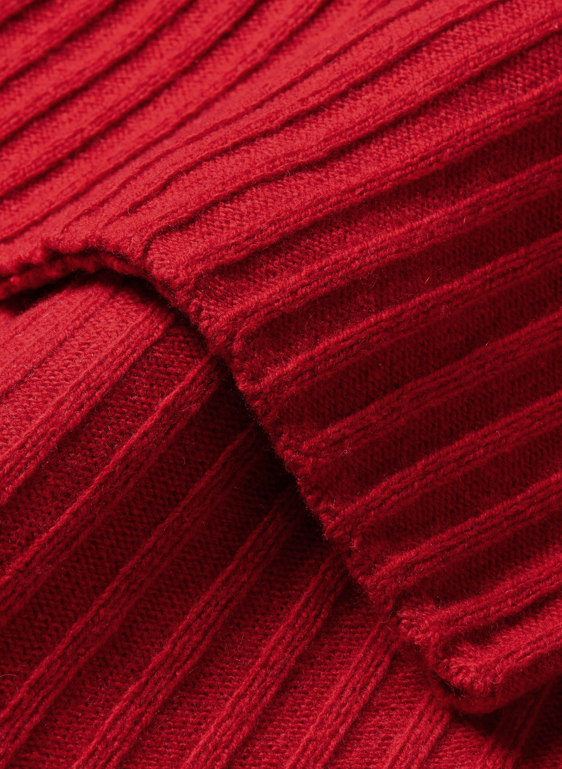 Pull col roulé en laine mélangée DOCKERS Rouge