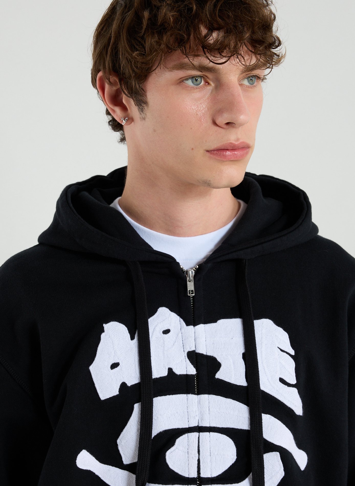 Hoodie à capuche en coton ARTE ANTWERP Noir