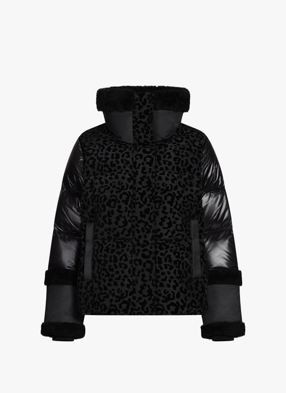 Short Lydana hooded puffer jacket | Black by MACKAGE Short Lydana hooded puffer jacket Black