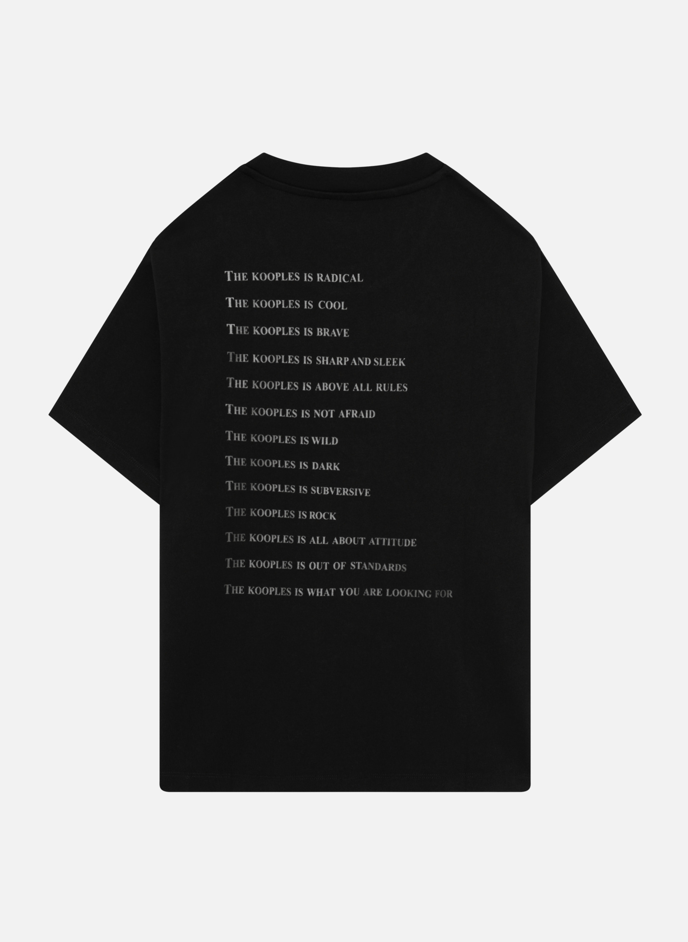 T-shirt what is effet metallique THE KOOPLES Noir