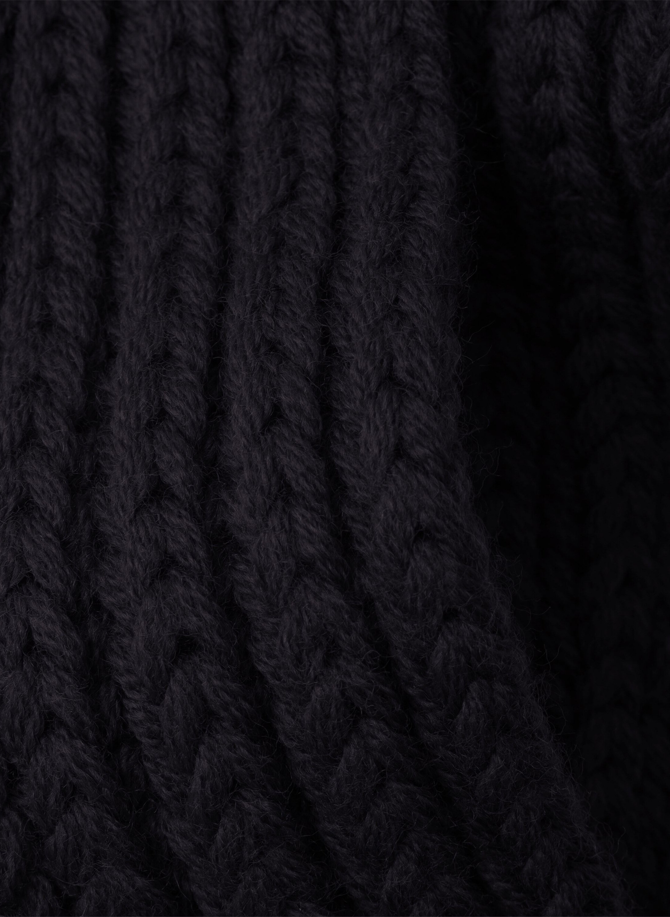 Écharpe en laine PRADA Noir