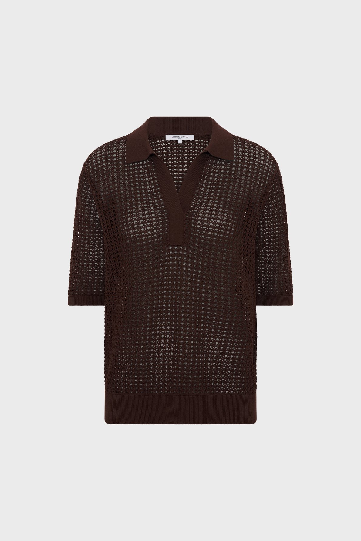 Polo ajouré - lianne GERARD DAREL Marron