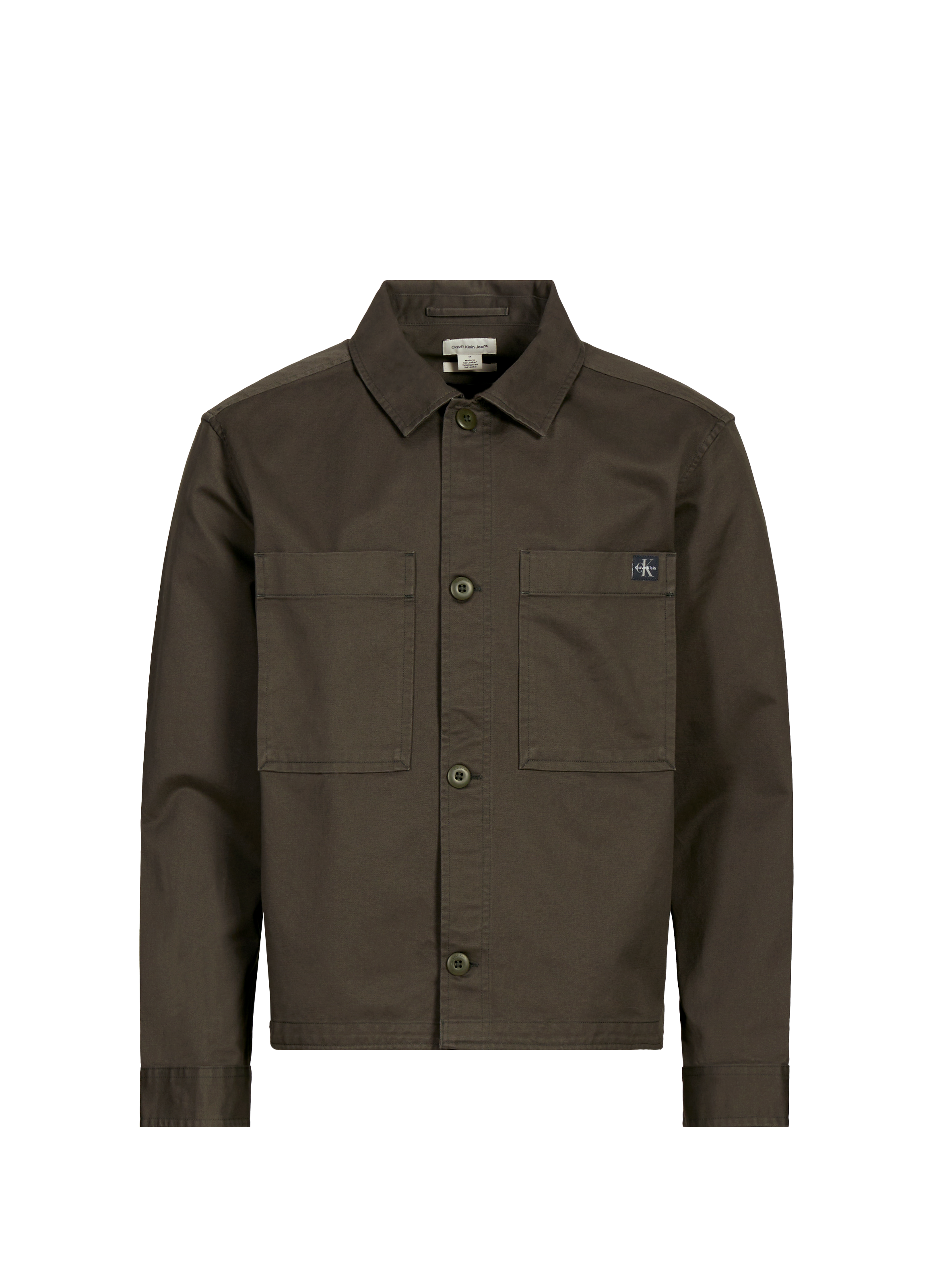 Cotton overshirt CALVIN KLEIN Khaki