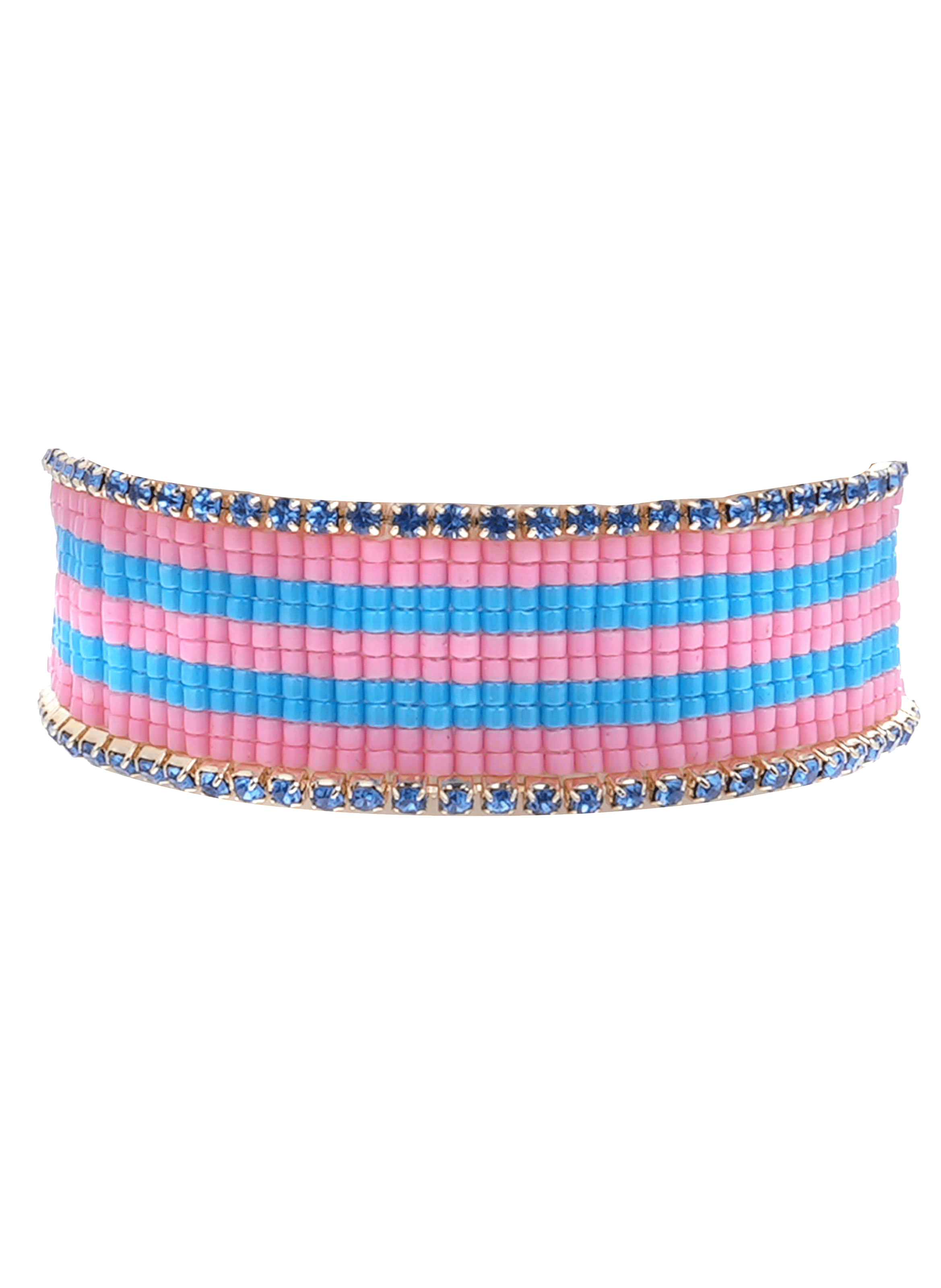 Bracelet tissé de perles réglable benjie HIPANEMA Bleu