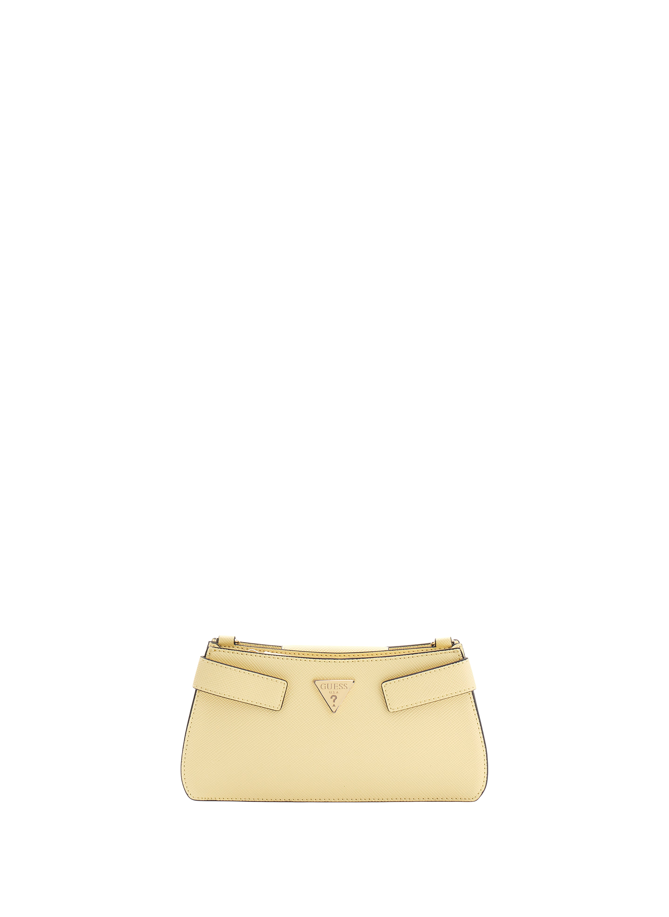 Mini sac bandoulière Serenova Saffiano GUESS Jaune