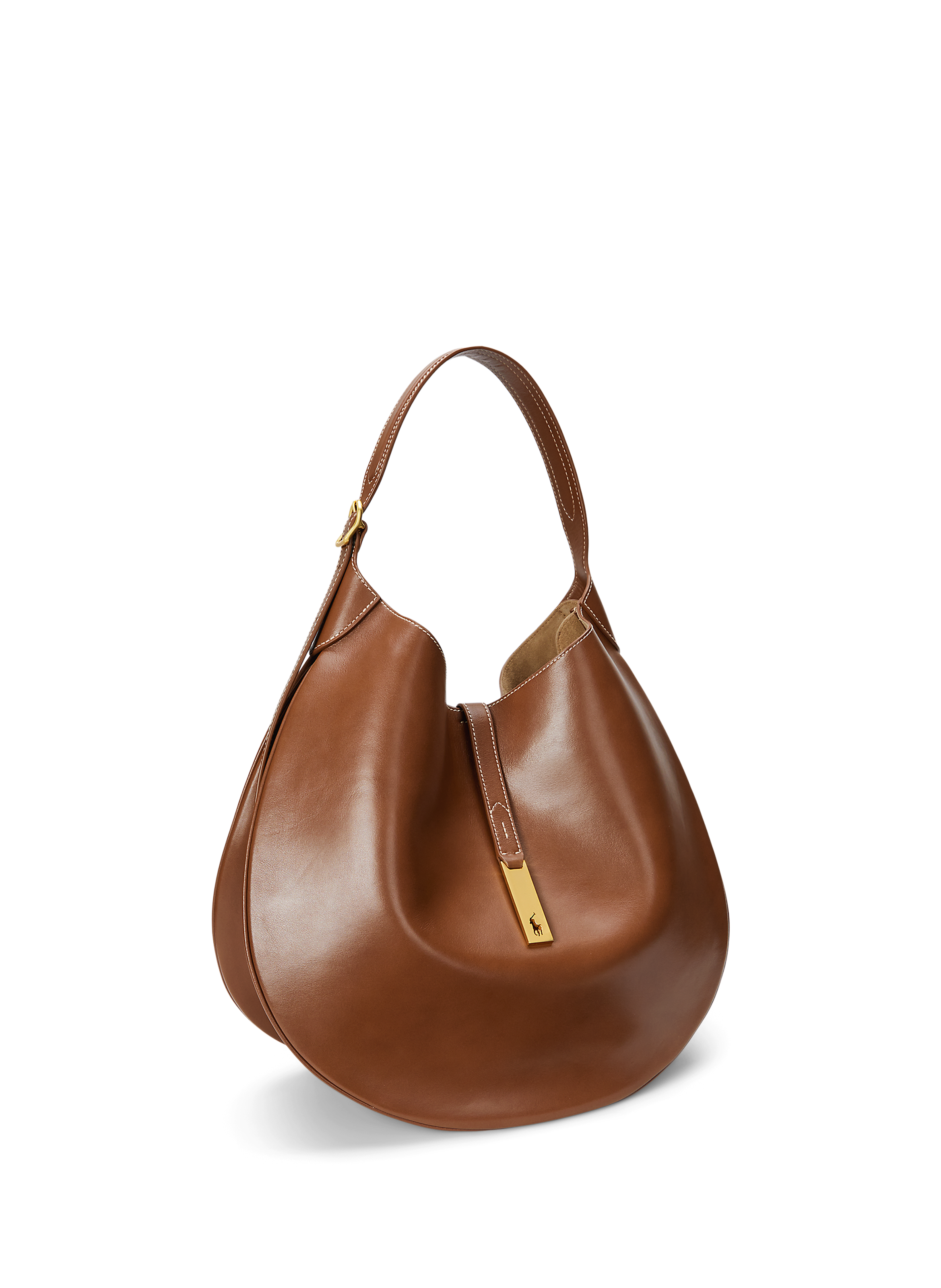Polo ID Lederhandtasche POLO RALPH LAUREN Braun