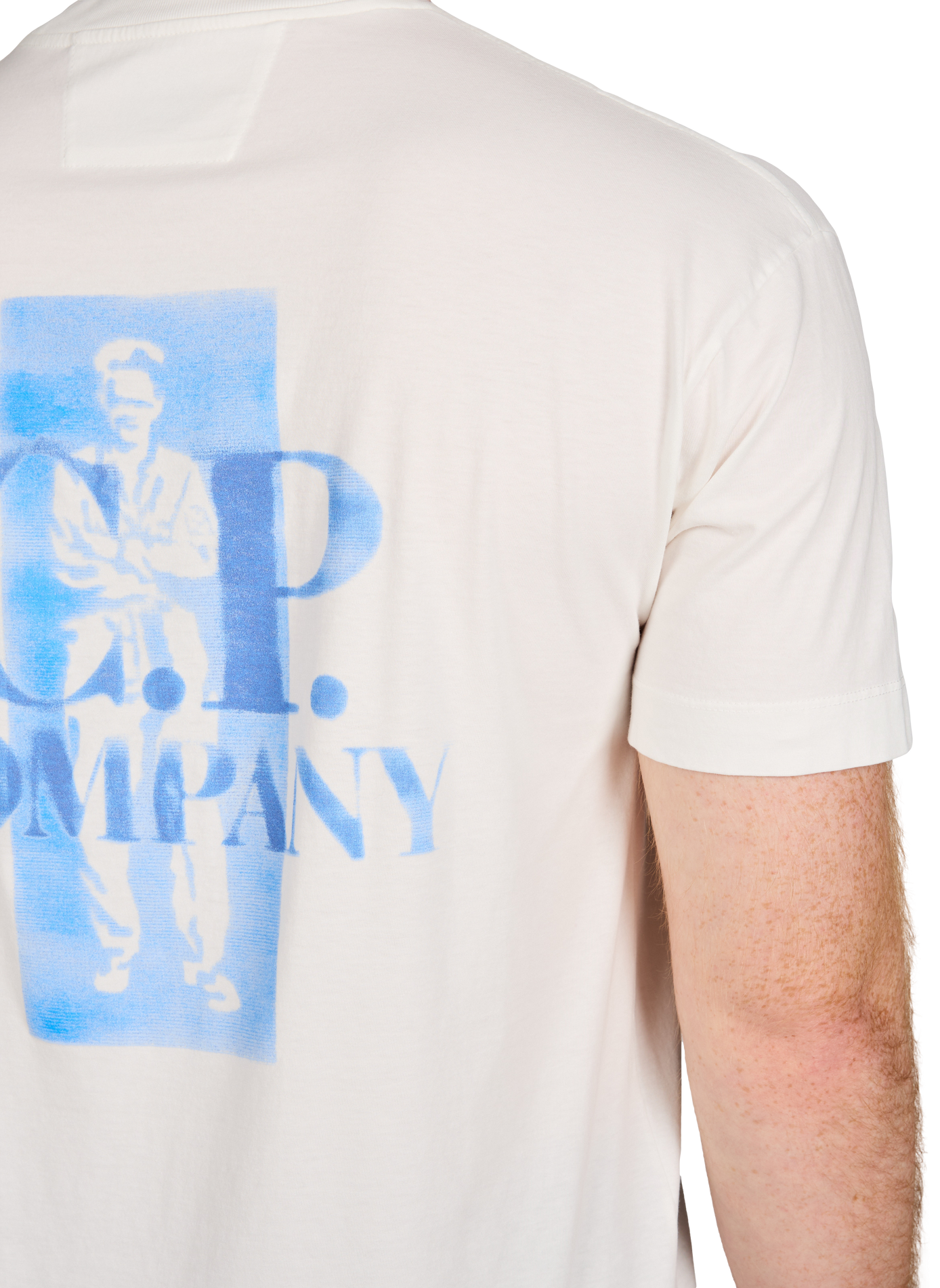 Cotton Logo T-shirt CP COMPANY White