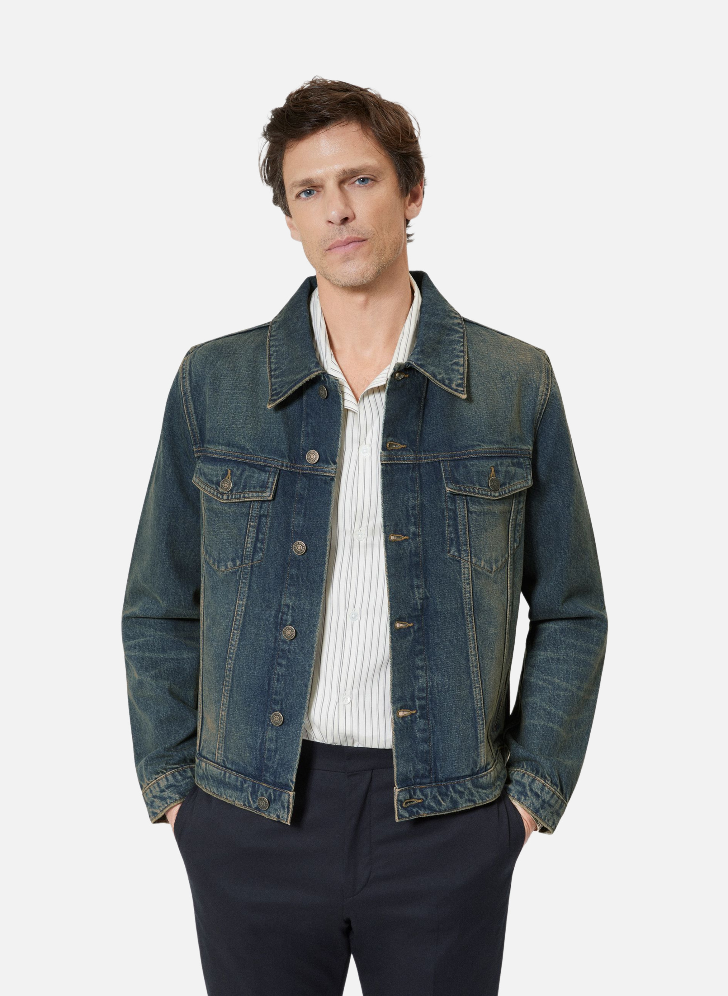 Blouson en denim THE KOOPLES Bleu