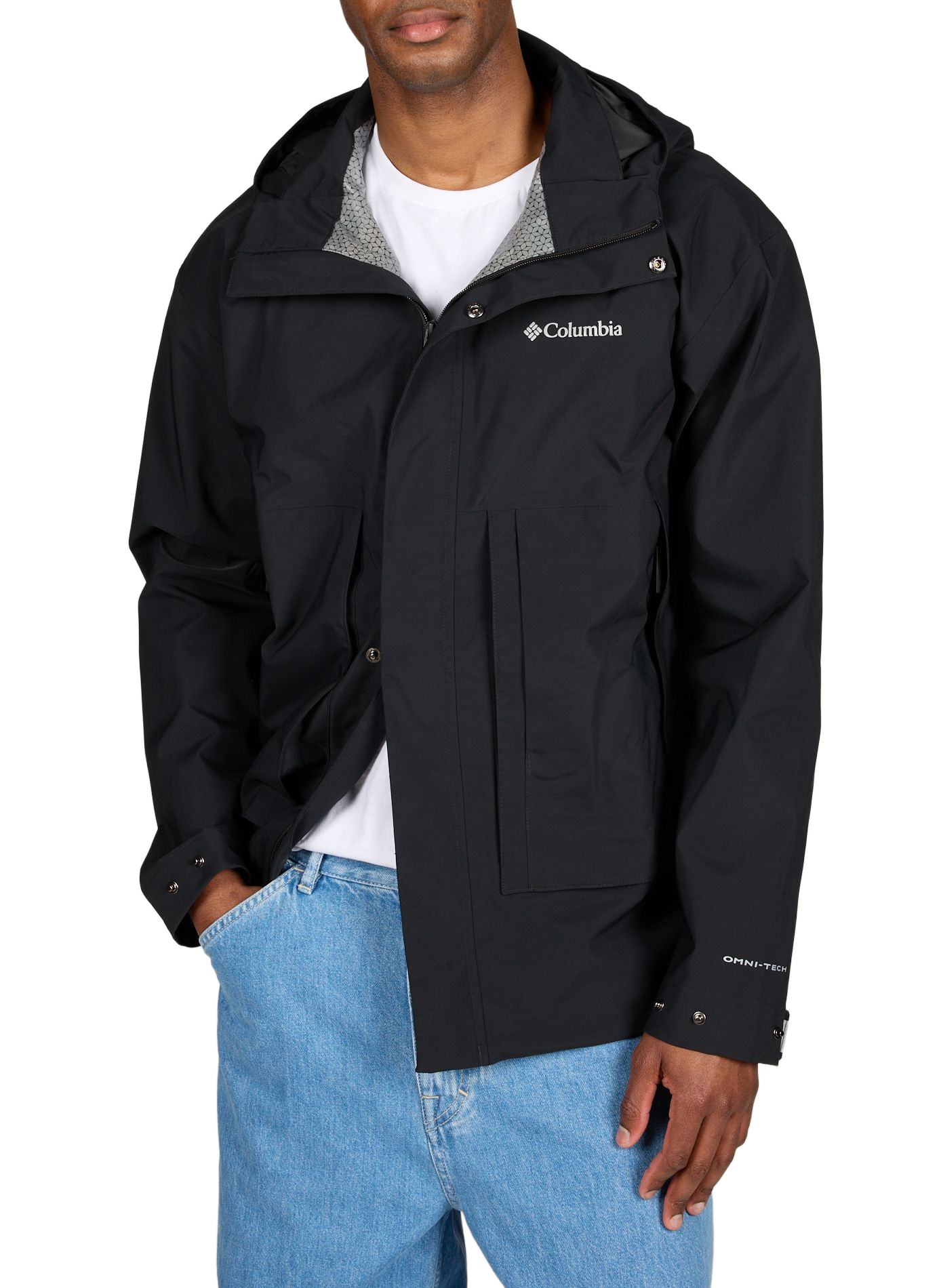 Parka imperméable à capuche COLUMBIA Noir