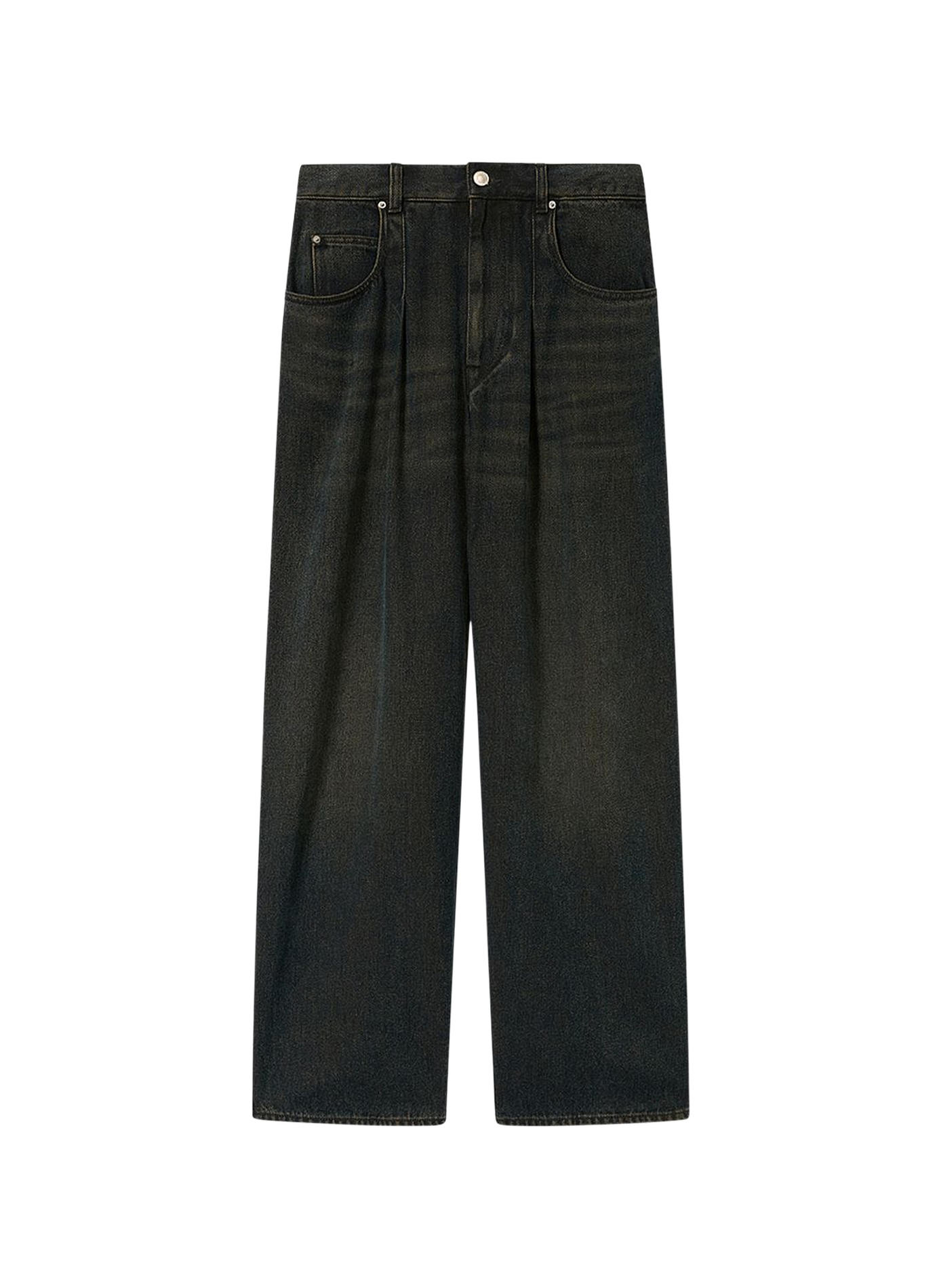 Wide-leg Rodayna jeans in washed fluid denim ISABEL MARANT Blue