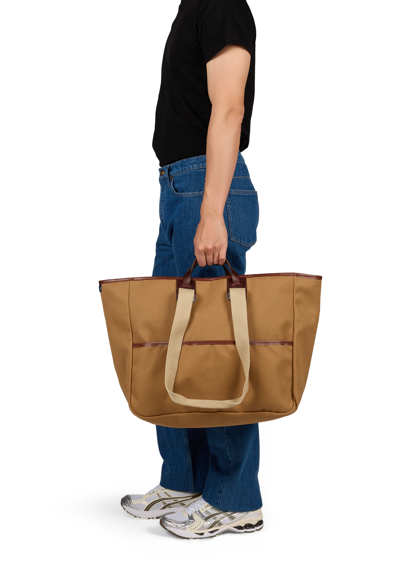 Mélo 48h cotton tote bag BLEU DE CHAUFFE Brown