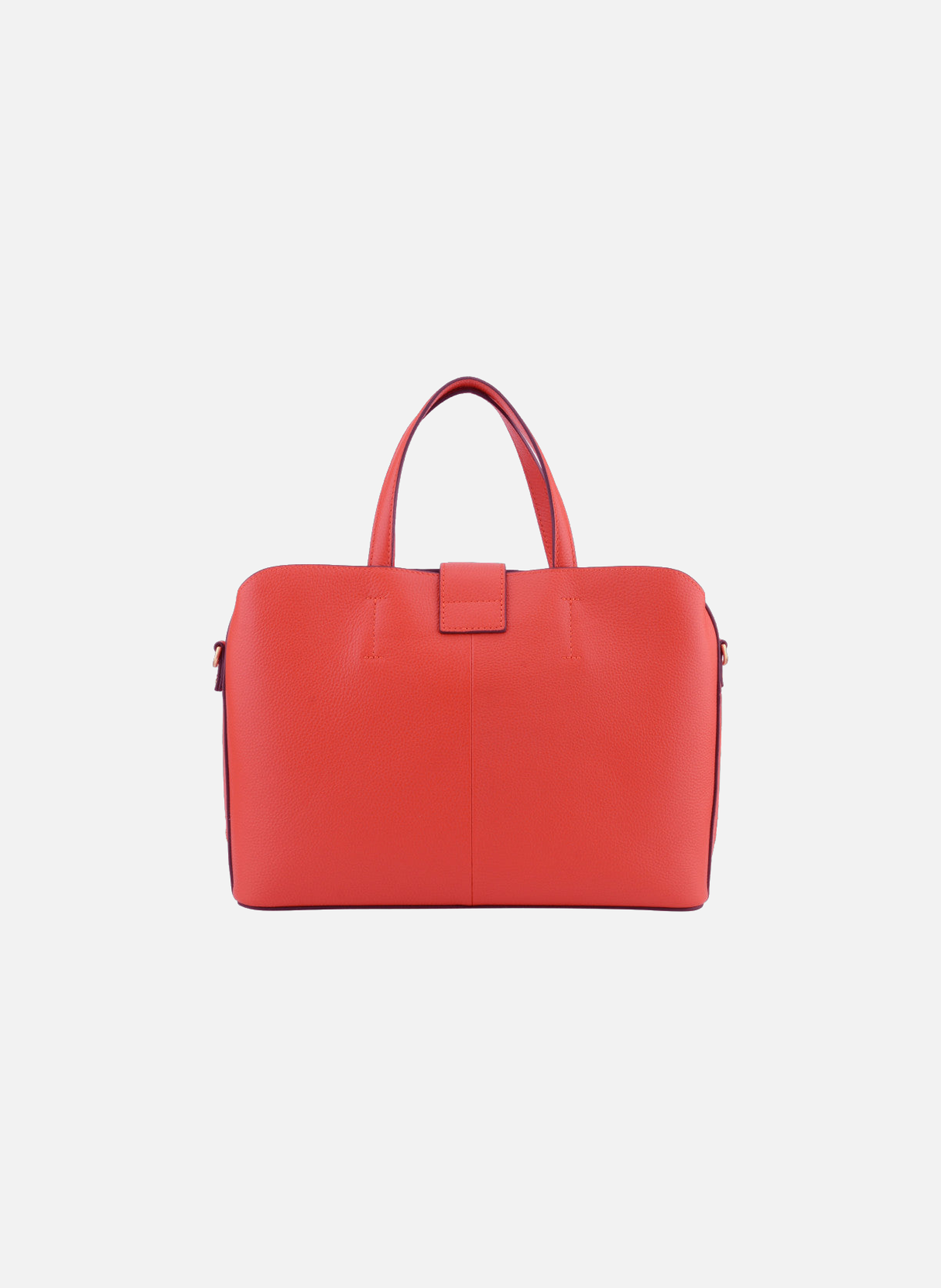 Cavalcade | sac à main mm en cuir de vachette POURCHET Rouge