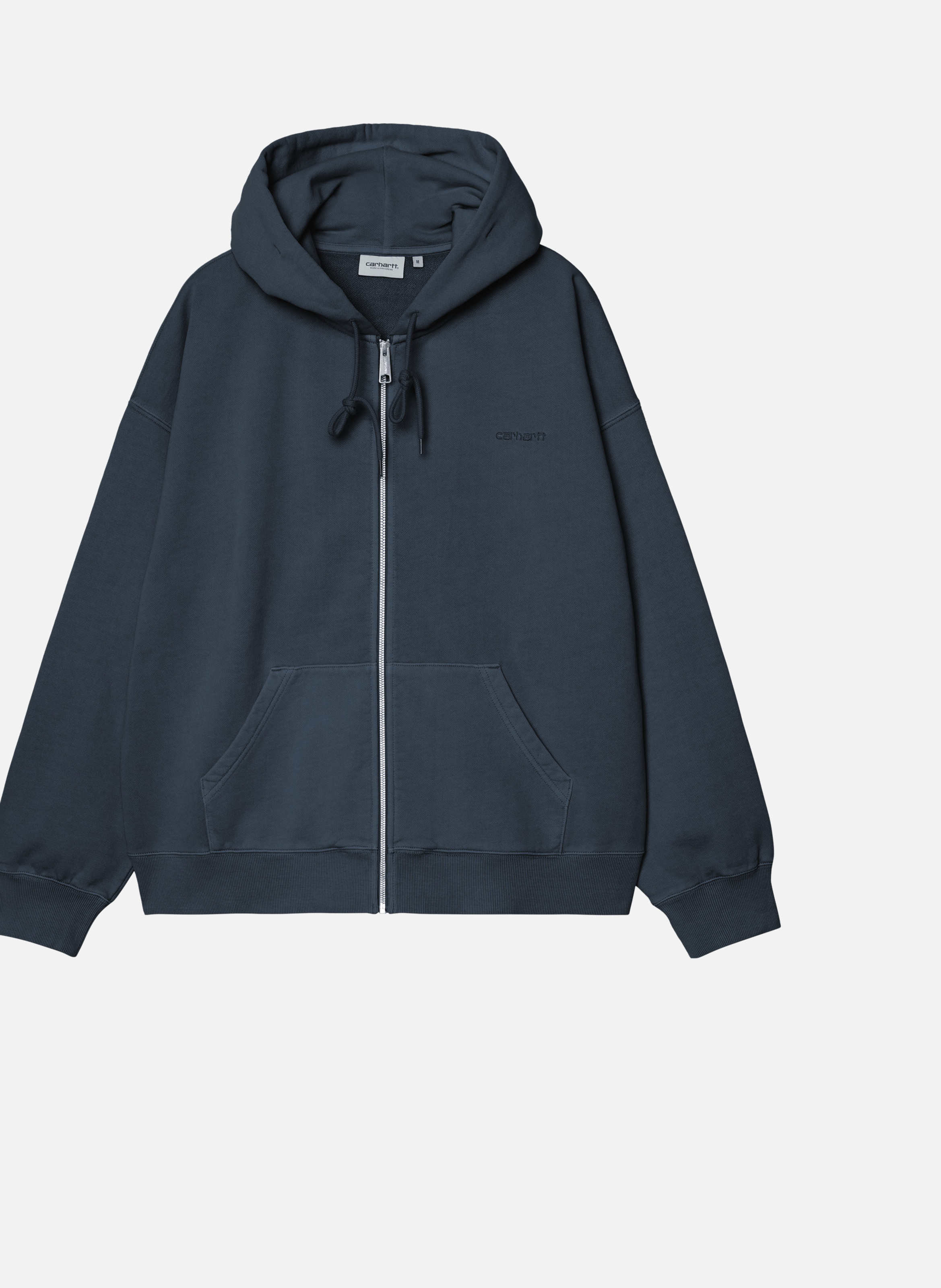 Hoodie zippé hooded benton sweat jacket CARHARTT WIP Bleu