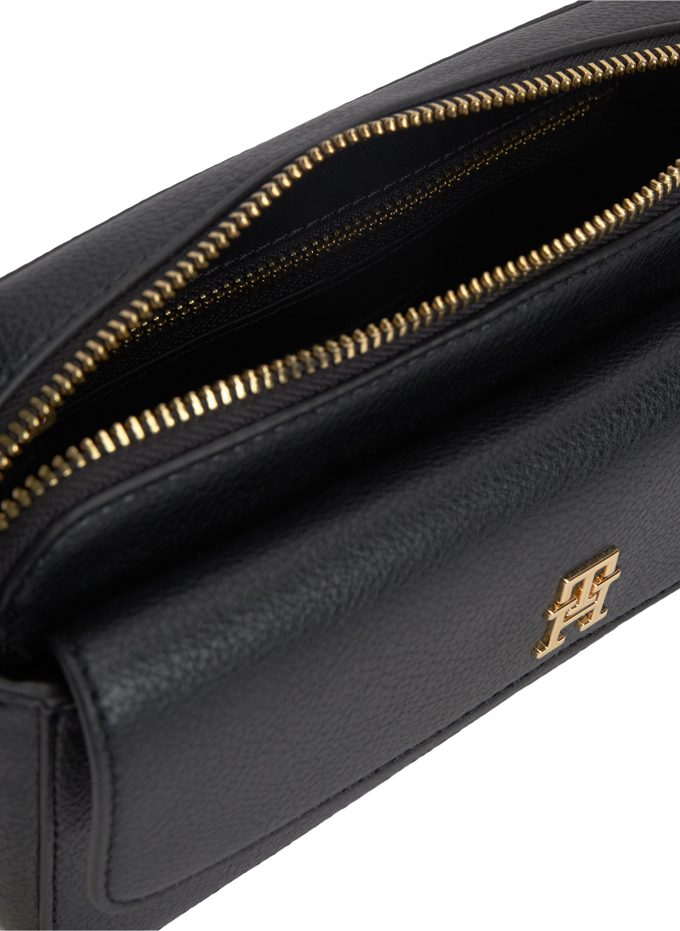 Textured Shoulder Bag TOMMY HILFIGER Black