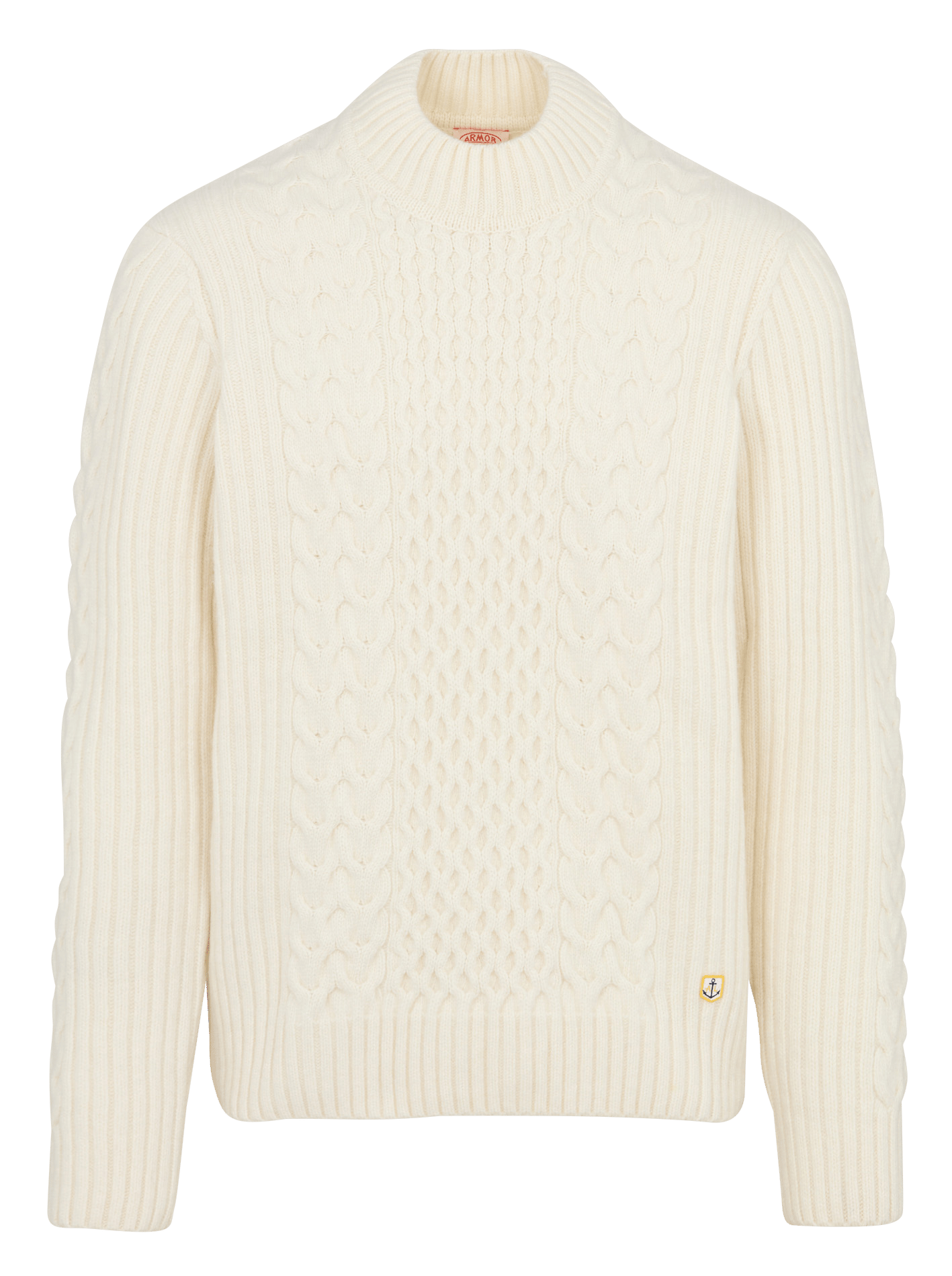 Pull droit en laine mélangée ARMOR-LUX Bleu