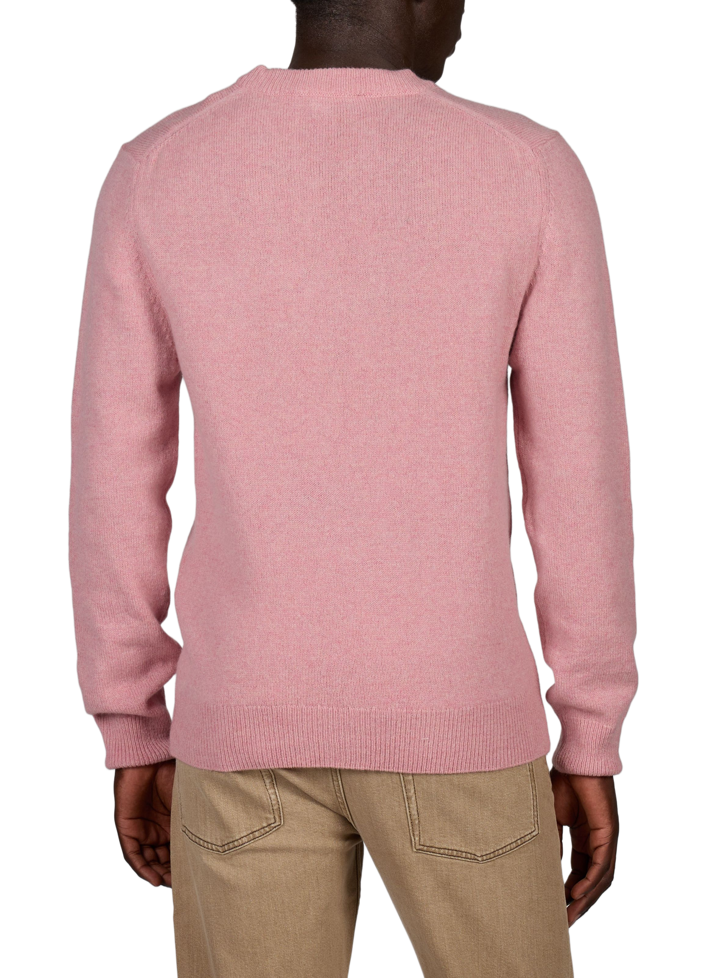 Oversized round neck wool sweater MAISON LABICHE Pink