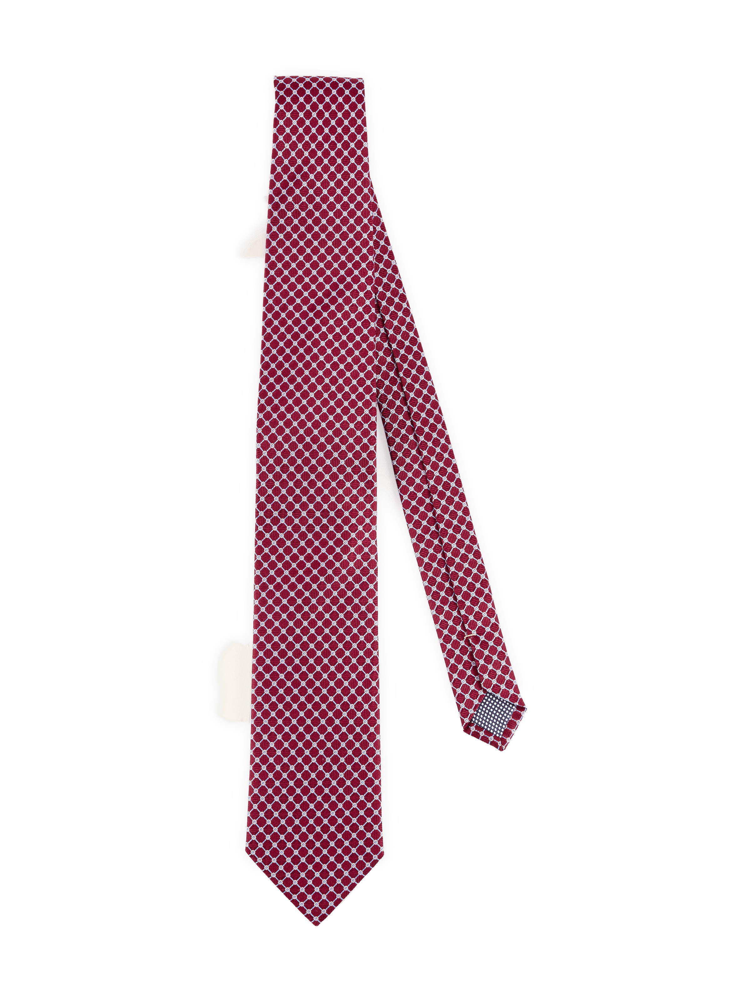 Seidenschlips mit Druck ETON Rot