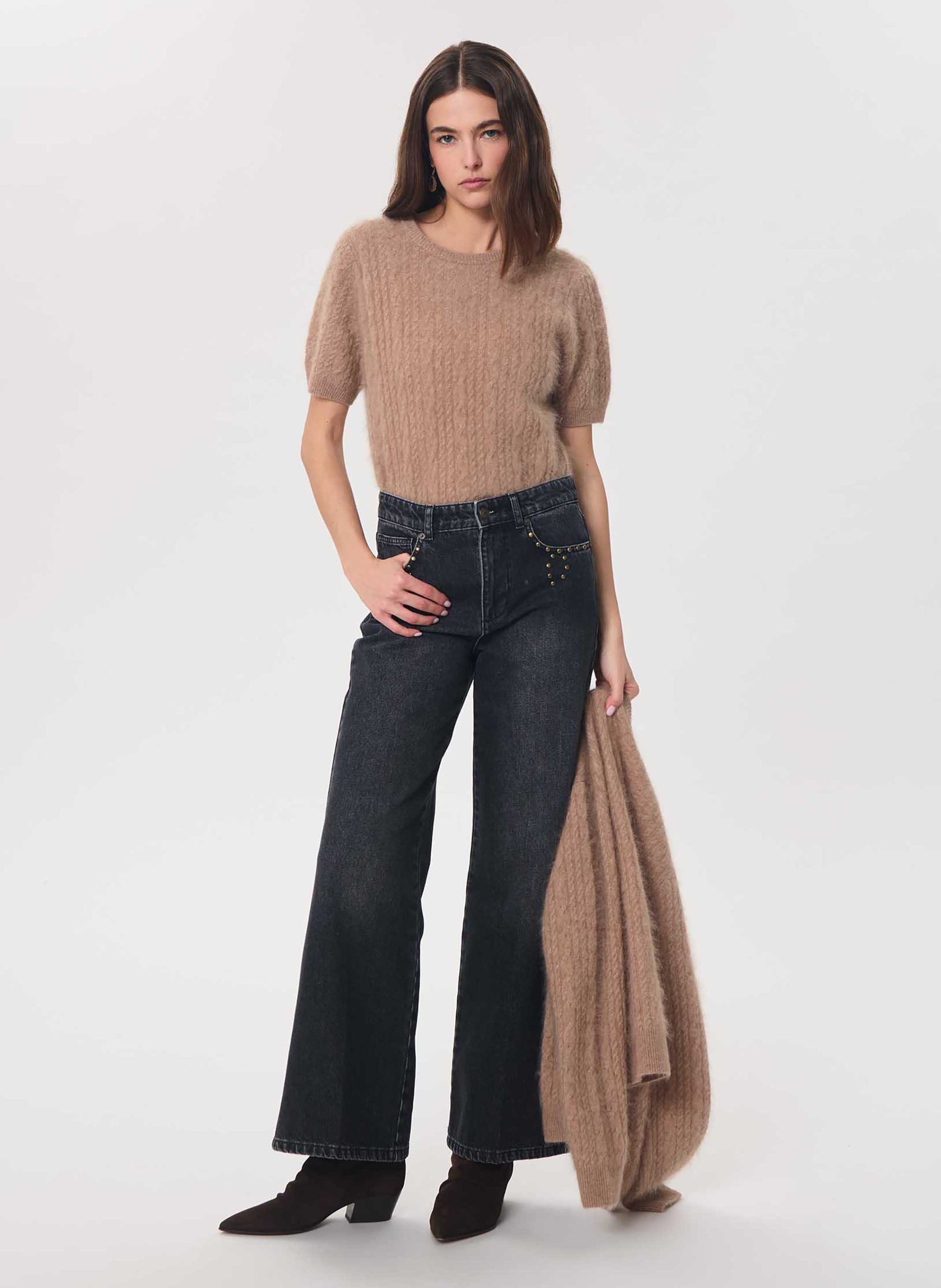 Pull pamela TARA JARMON Marron