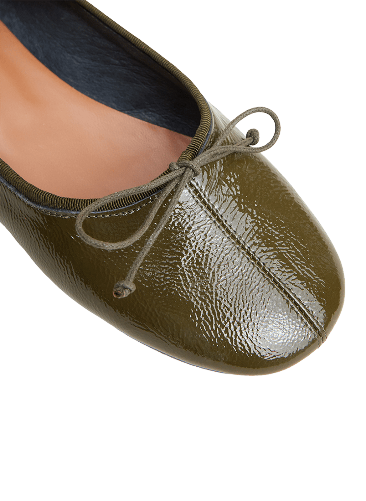 Ballerines en cuir dallette JONAK Kaki