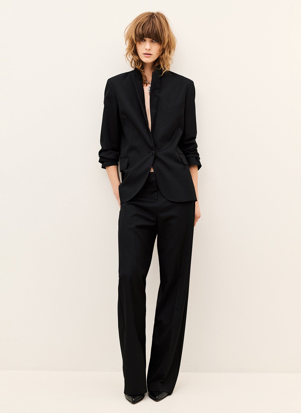 Veste tailleur oversize unie cayne | Noir BA&SH Femme
