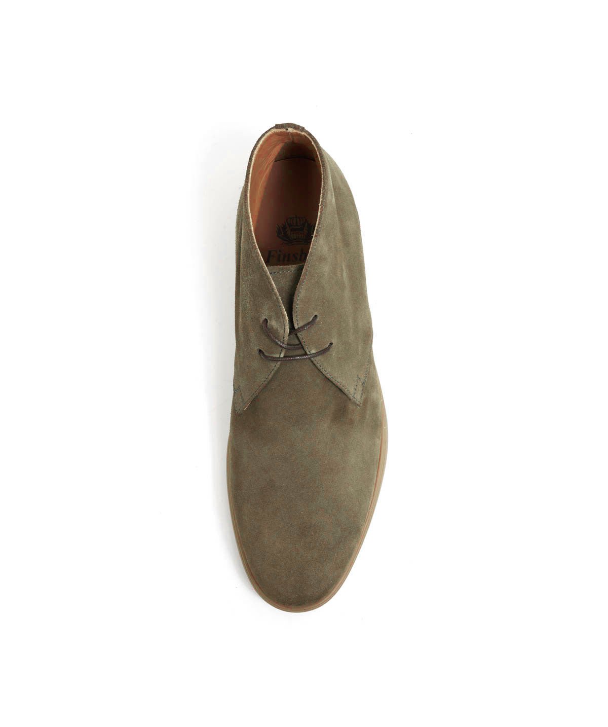 Bottines daim sahara FINSBURY Vert