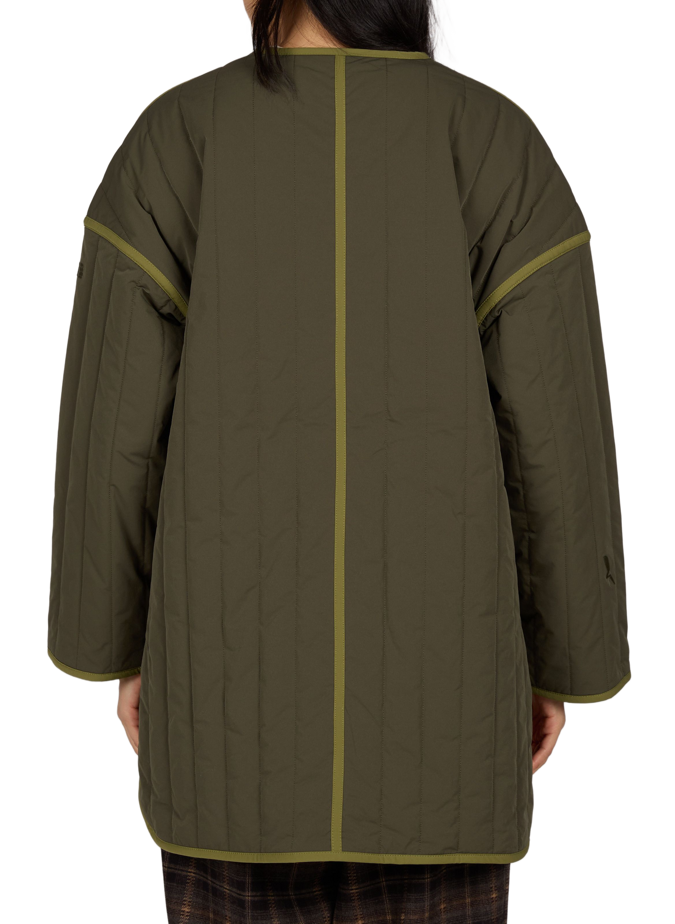 Quilted long sleeve jacket AIGLE Khaki