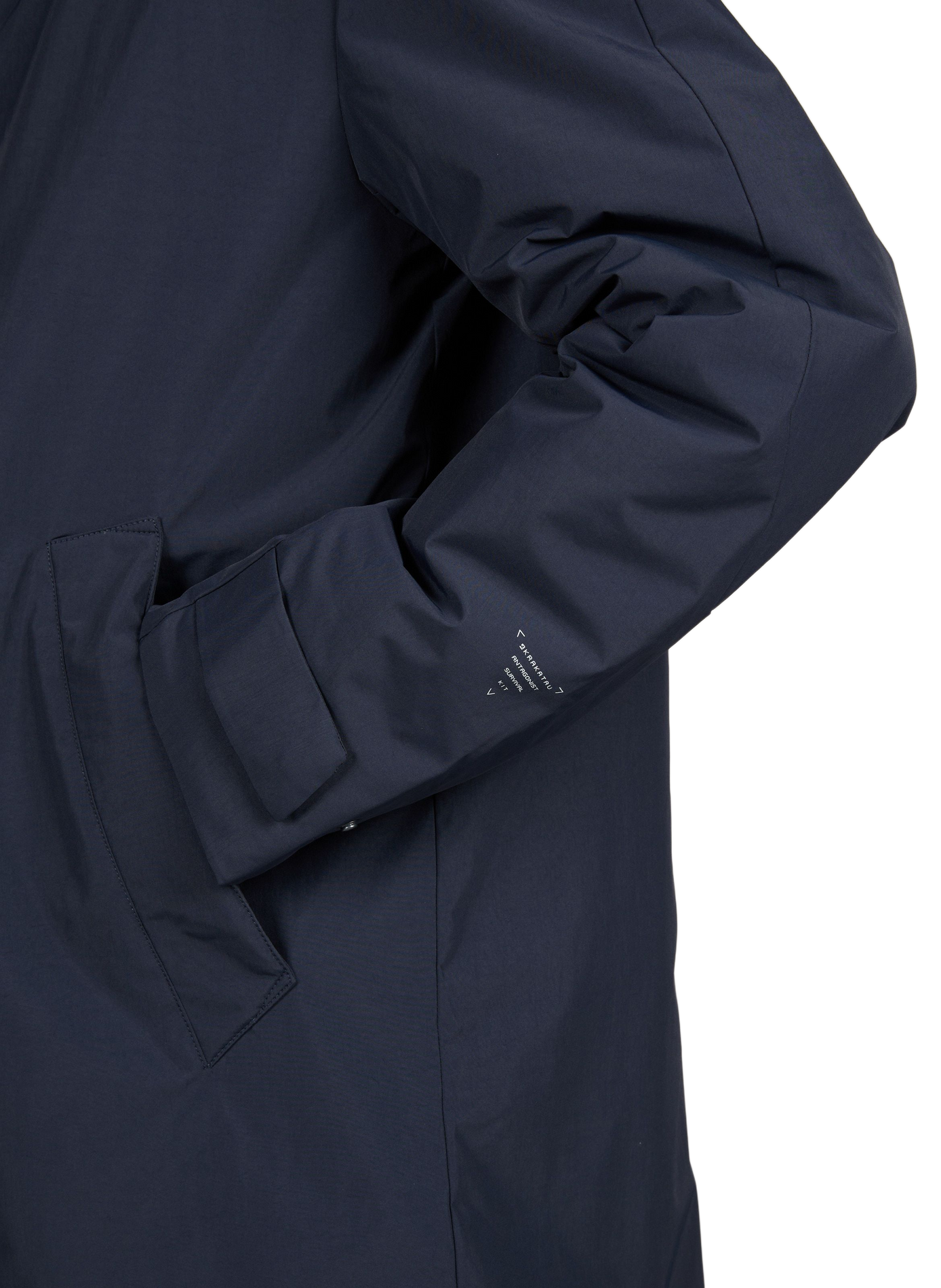 Classic collar parka KRAKATAU Blue