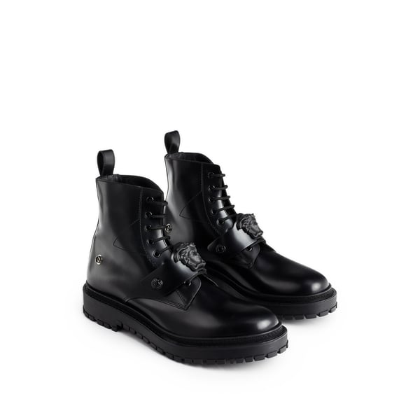 Bottines Medusa en cuir