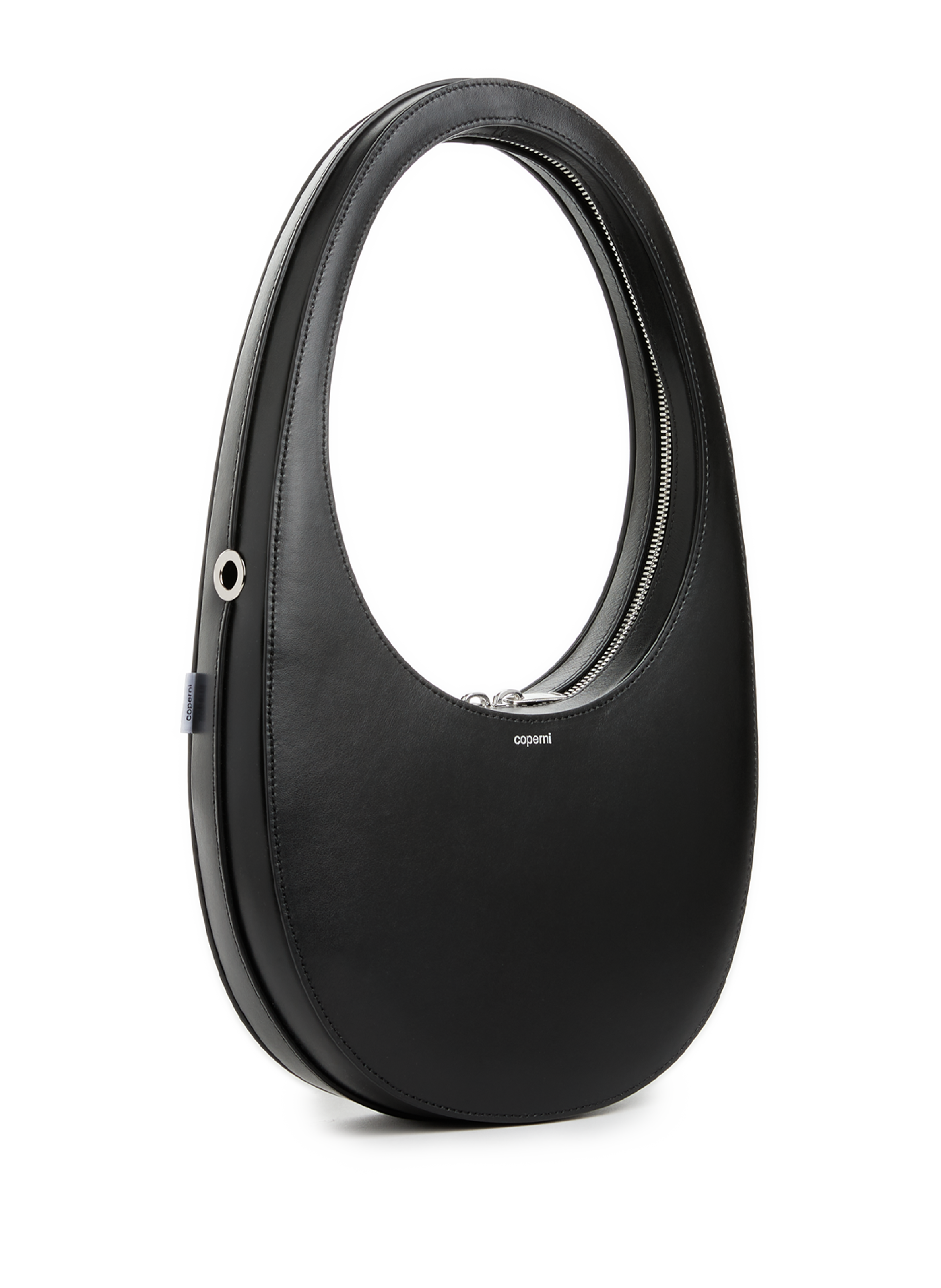 Swipe handbag with leather shoulder strap COPERNI Black