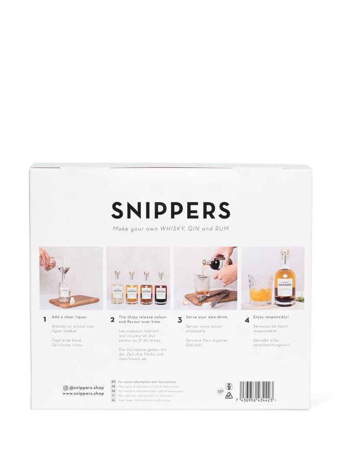 Kit pour fabriquer son whisky, gin et rhum SNIPPERS