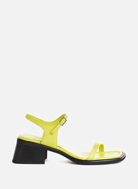 Ines leather sandals YellowVAGABOND 