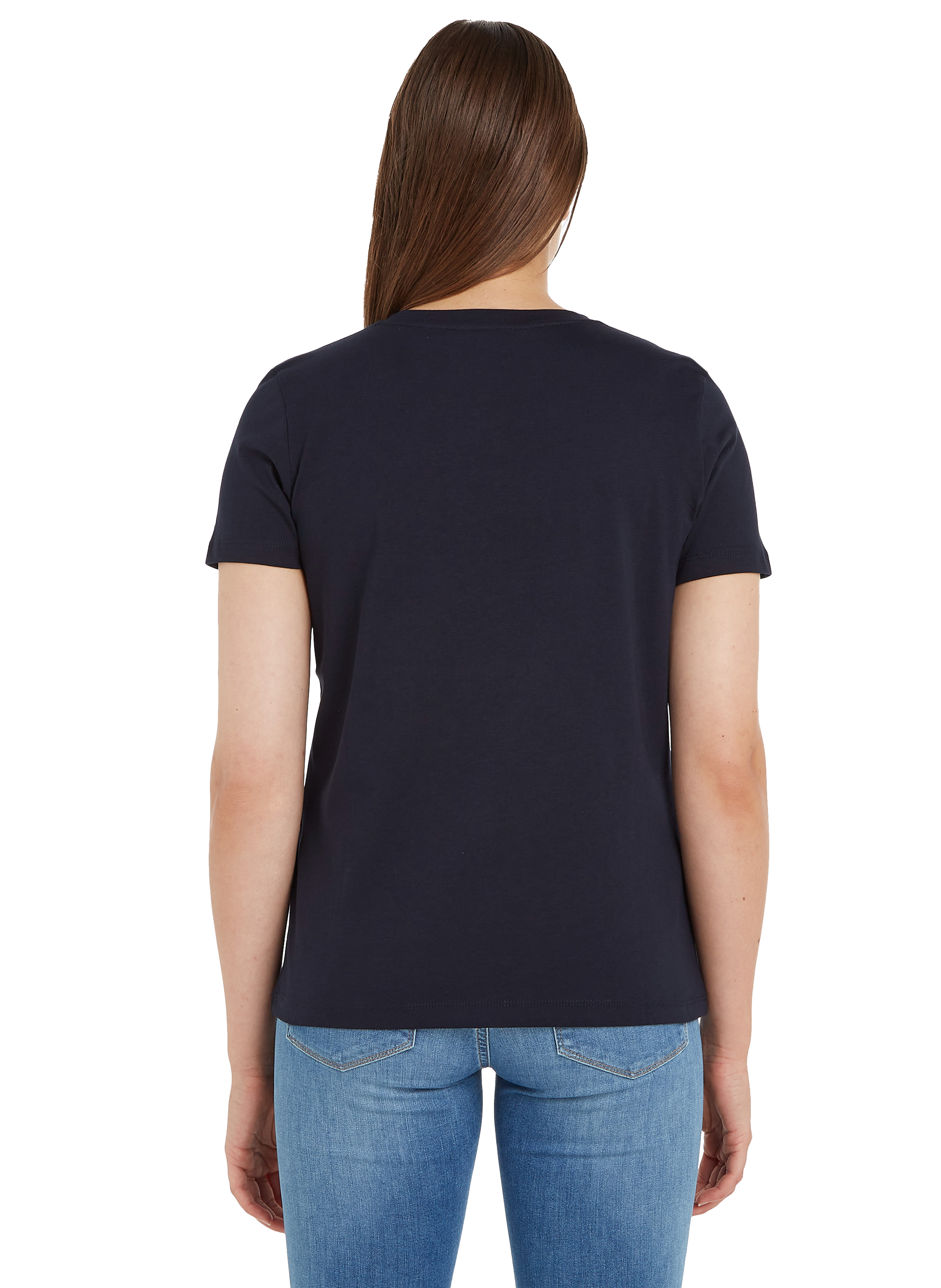 Organic cotton T-shirt TOMMY HILFIGER Blue