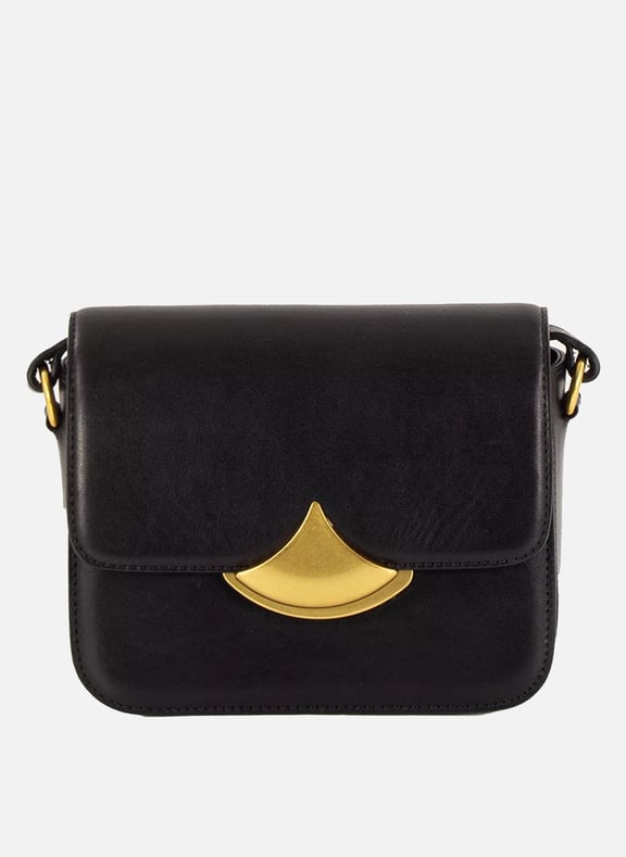 Sac bandoulière en cuir diviluz mimo Noir by SESSUN SESSUN Sac bandoulière en cuir diviluz mimo Noir