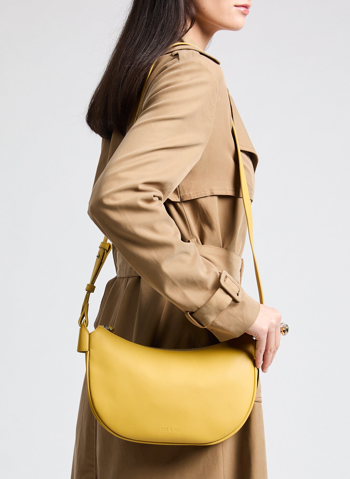 Sac à bandoulière Lune  NAT & NIN Jaune