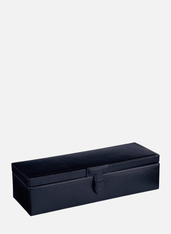 Coffret 5 montres en cuir Bleu by LE TANNEUR LE TANNEUR Coffret 5 montres en cuir Bleu