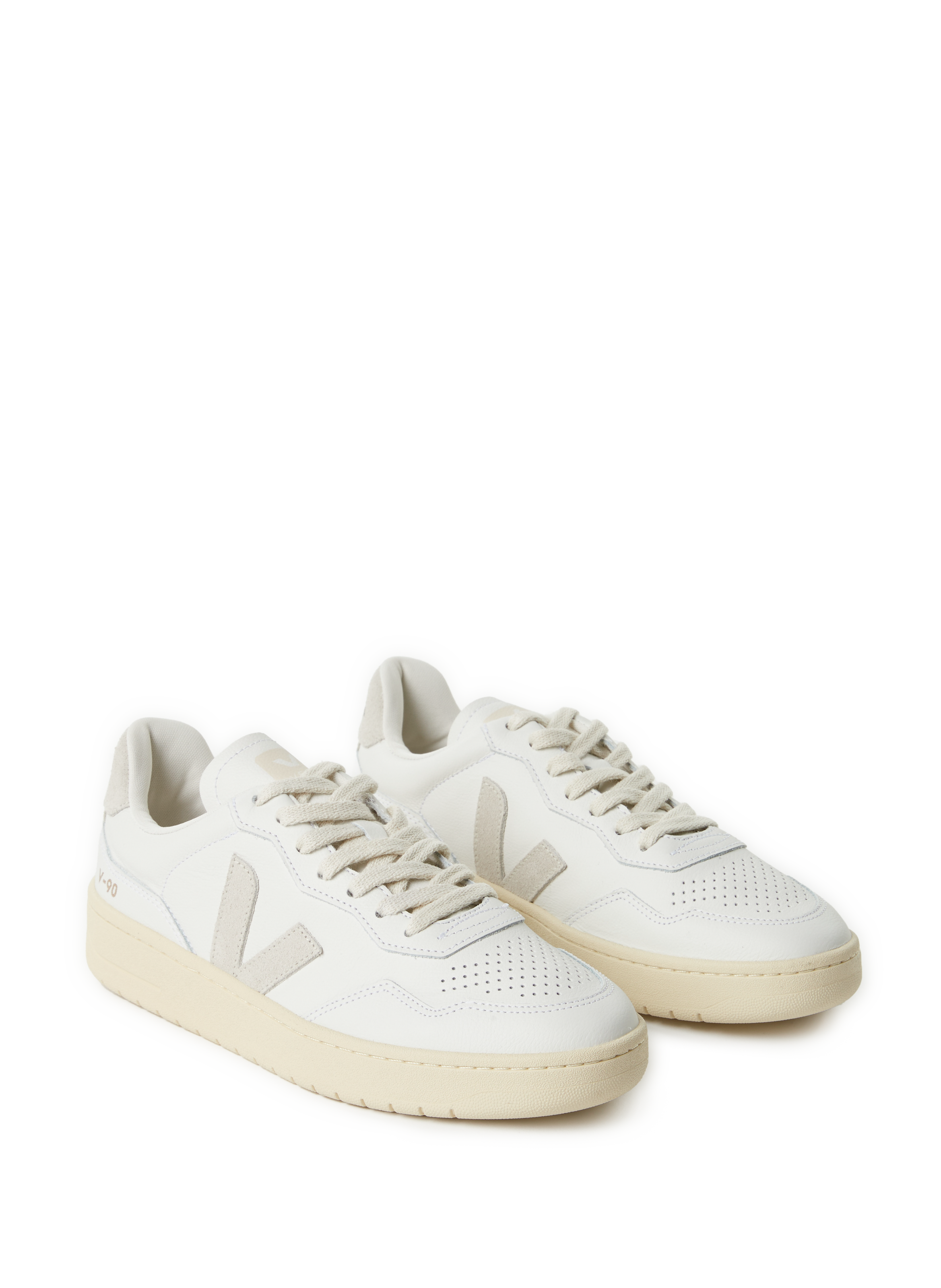 V 90 leather sneakers VEJA White