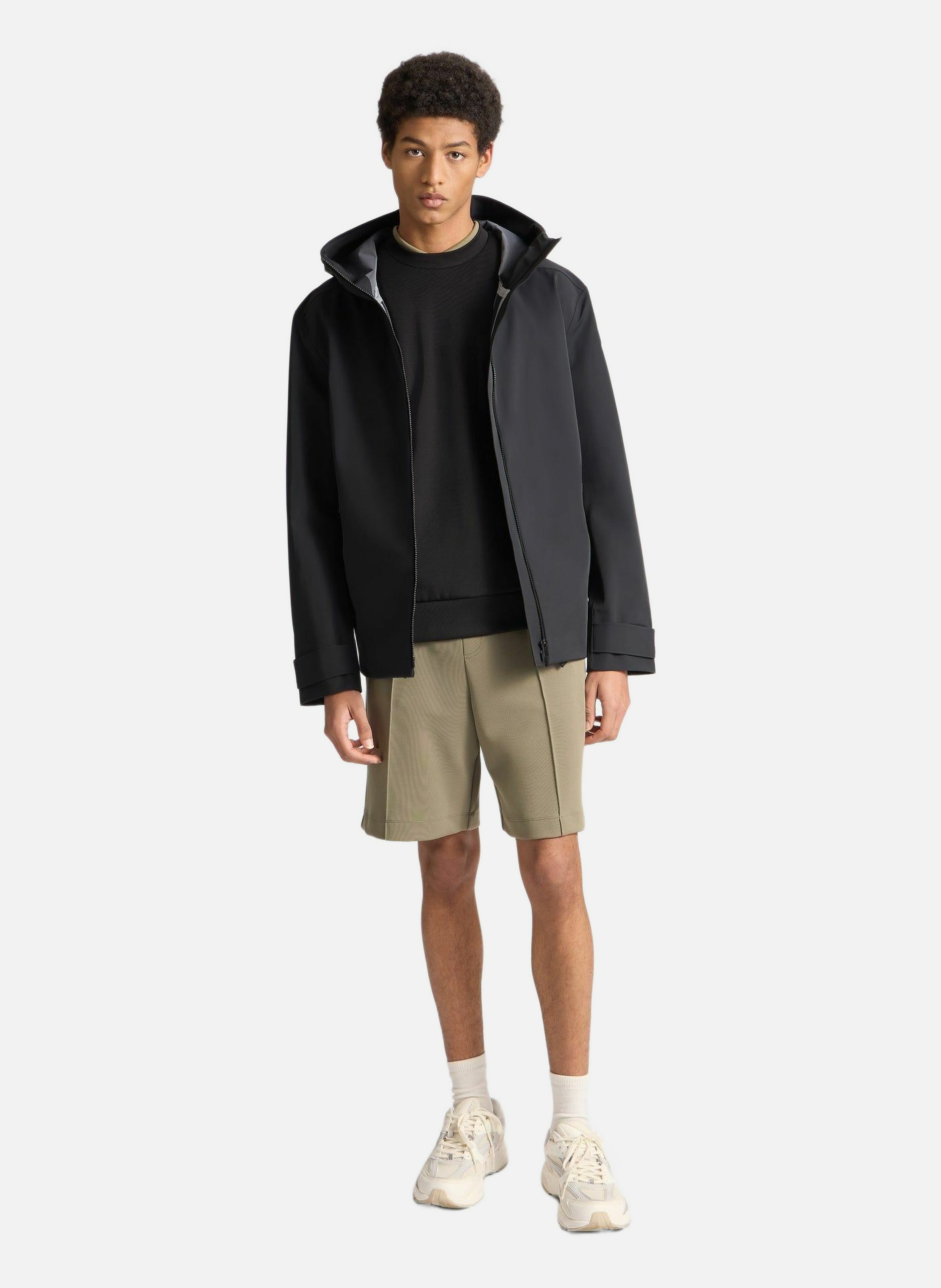 Veste ilanox col capuche coupe regular FUSALP Noir