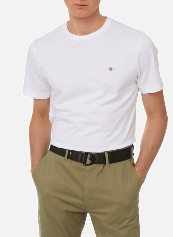 T-shirt en coton Blanc by GANT GANT T-shirt en coton Blanc