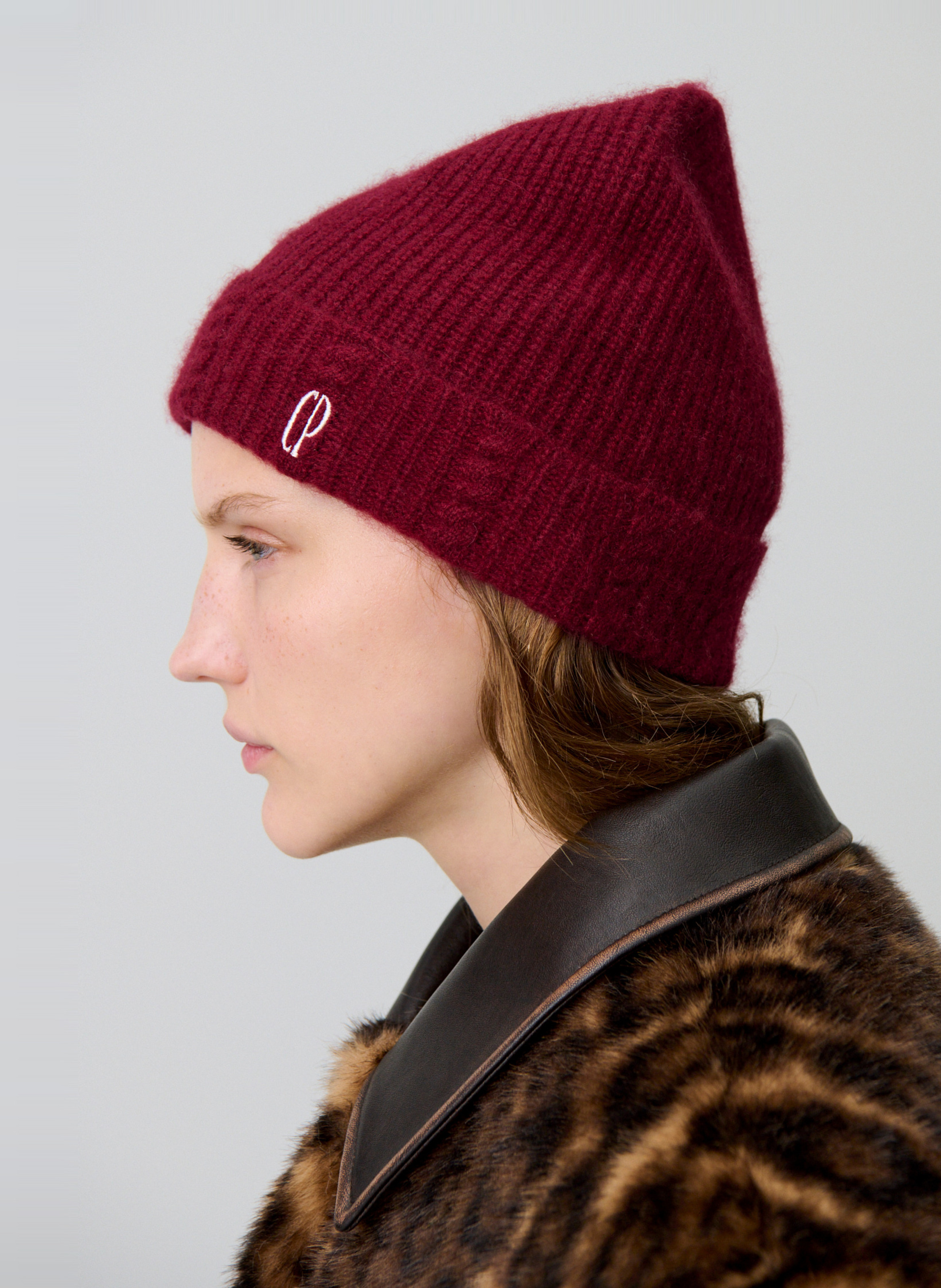 Bonnet en cachemire CLAUDIE PIERLOT Rouge