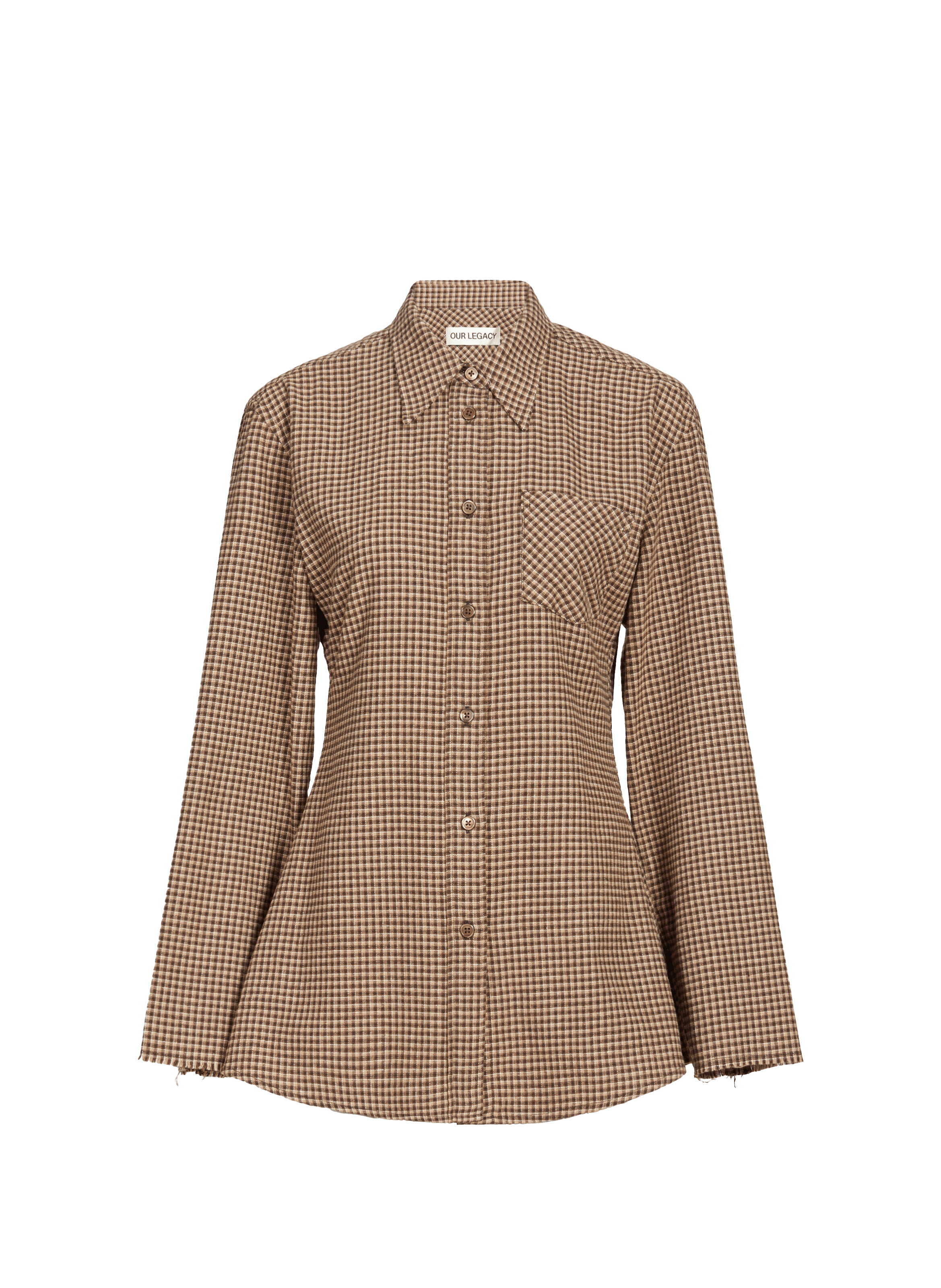 OUR LEGACY Shirt with classic plaid collar Multicolour